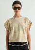 T-SHIRT WITH PLEAT DETAIL