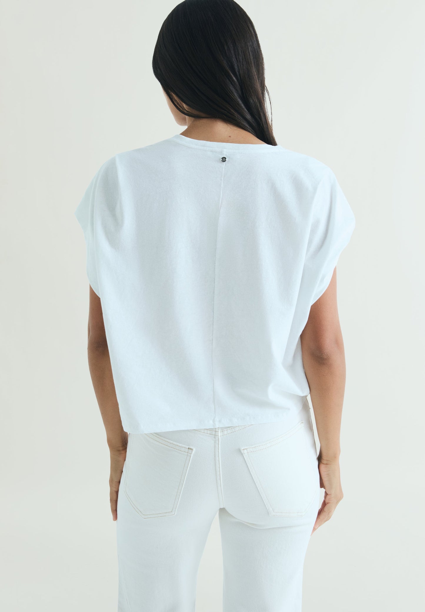 T-SHIRT WITH PLEAT DETAIL