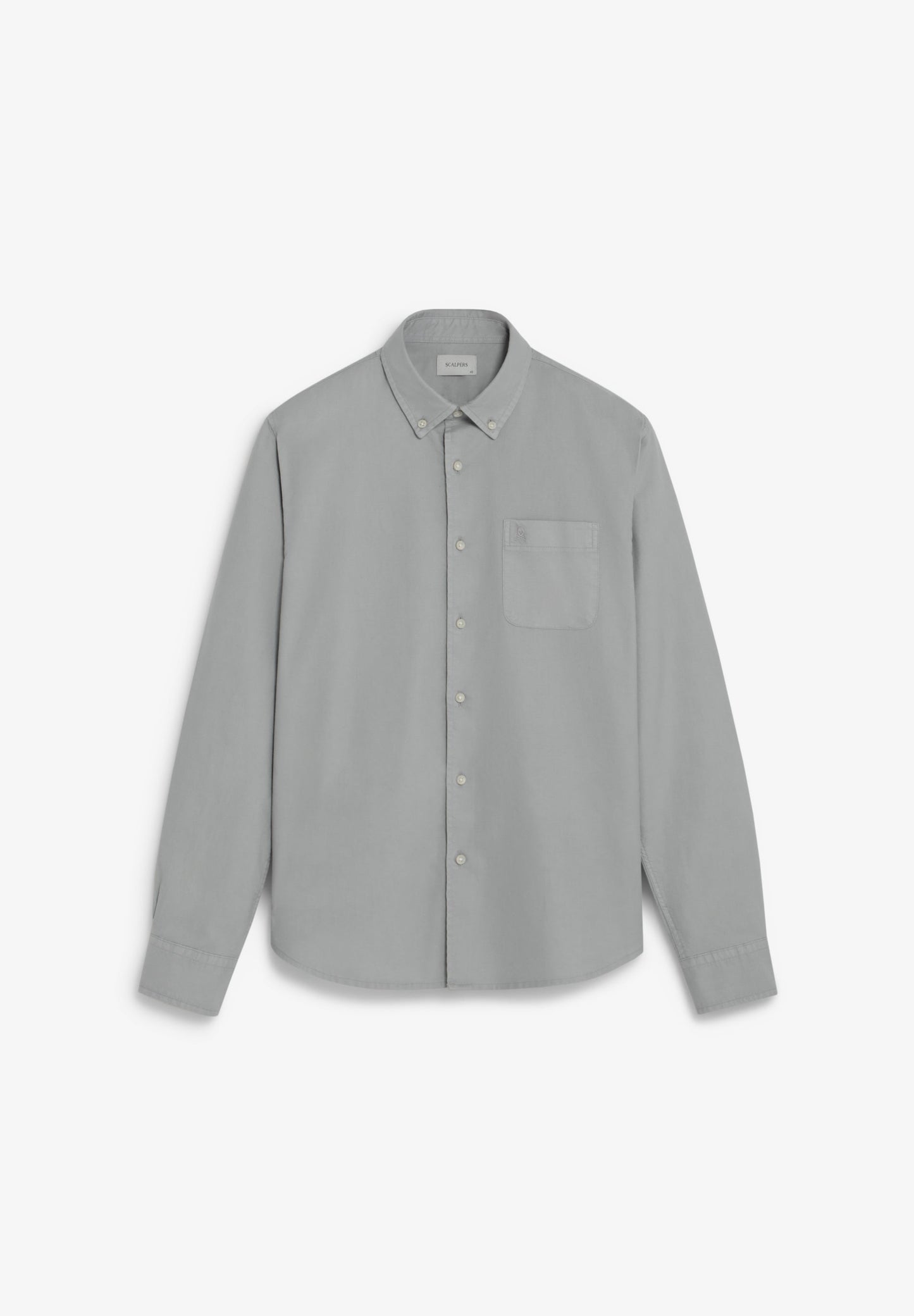 OXFORD SHIRT WITH EMBROIDERED SKULL