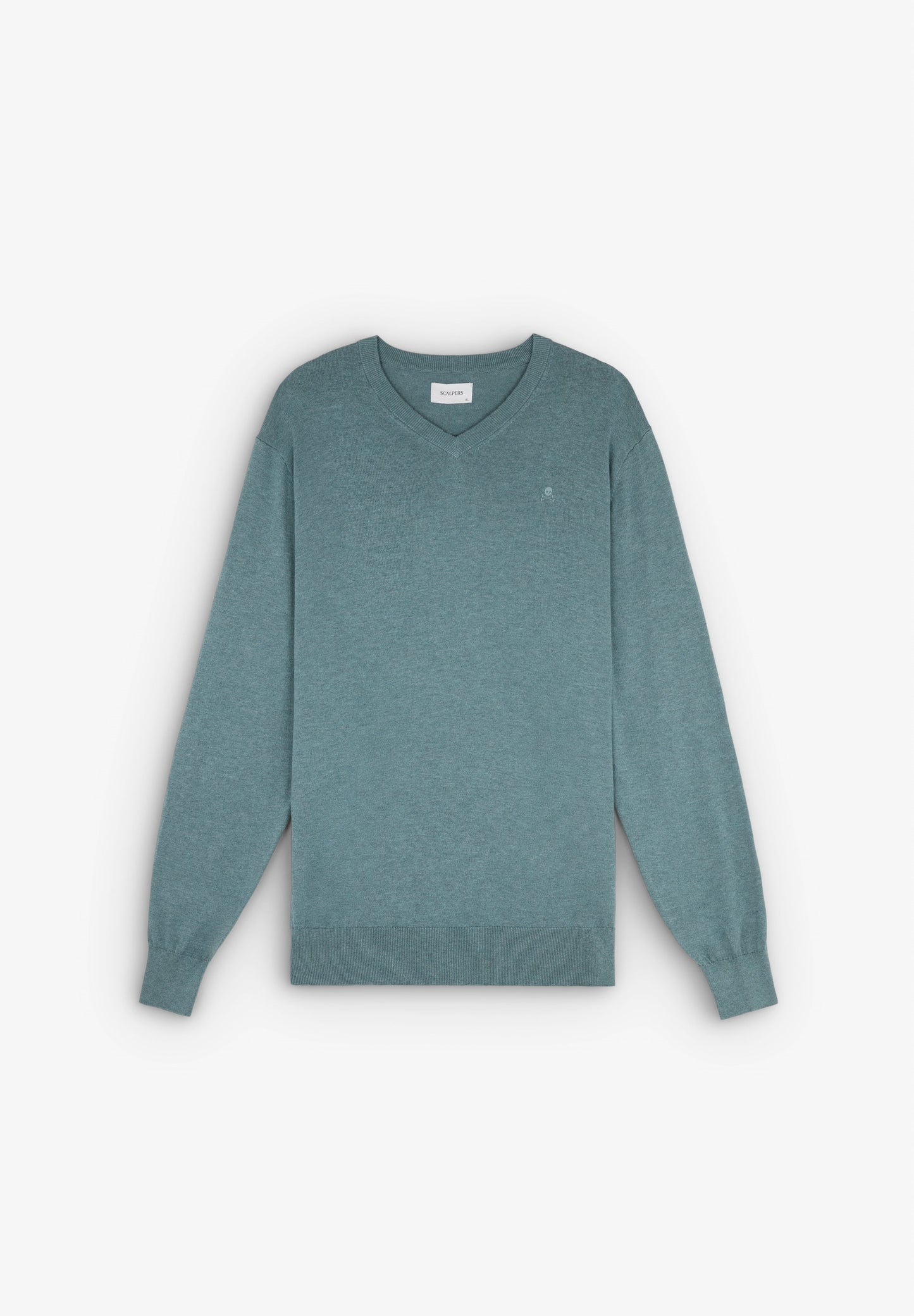 SUPIMA SWEATER WITH TONAL EMBROIDERY
