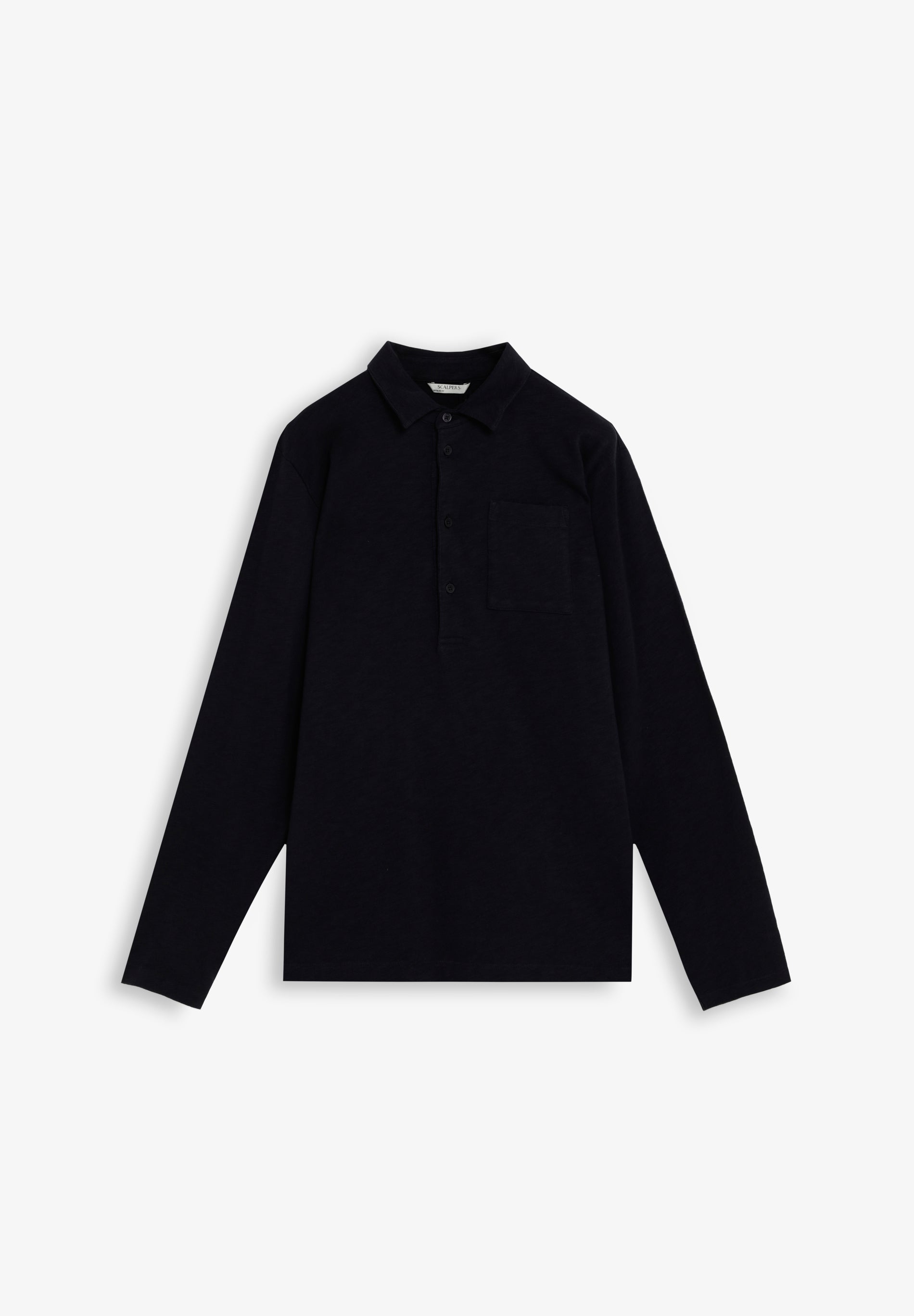 COTTON POLO SHIRT WITH POCKET