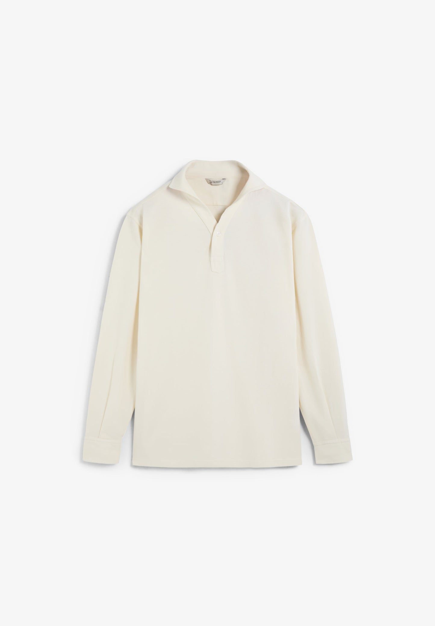 LONG SLEEVE COTTON POLO SHIRT