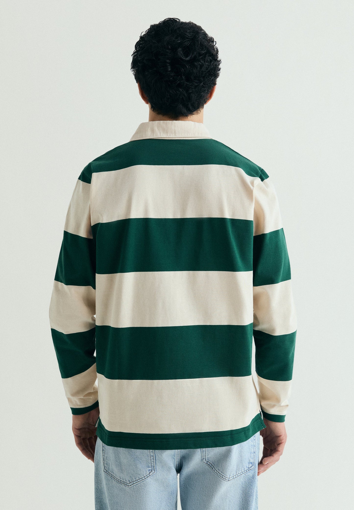 CONTRAST STRIPED POLO SHIRT