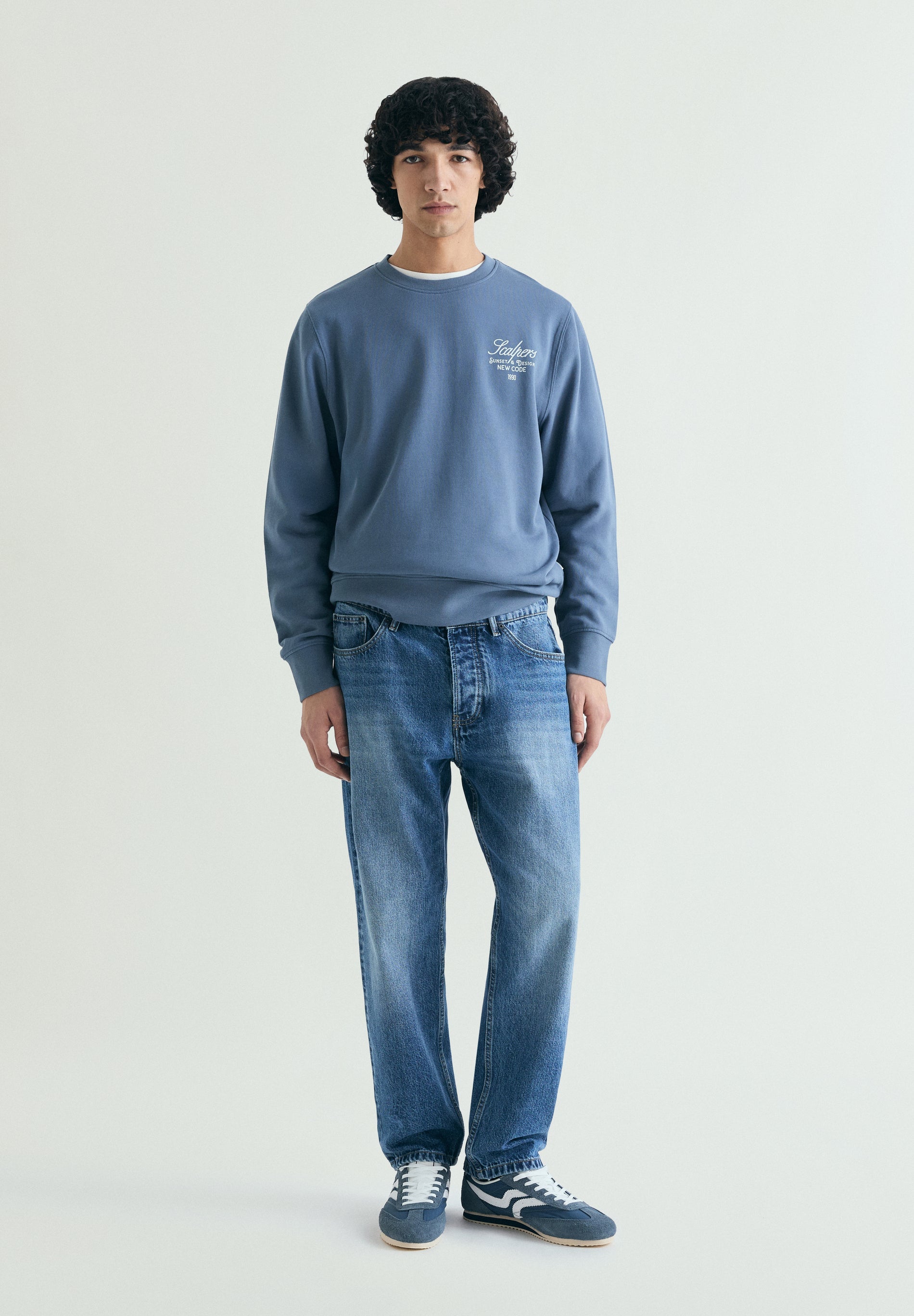 FADED PRINT SWEATSHIRT