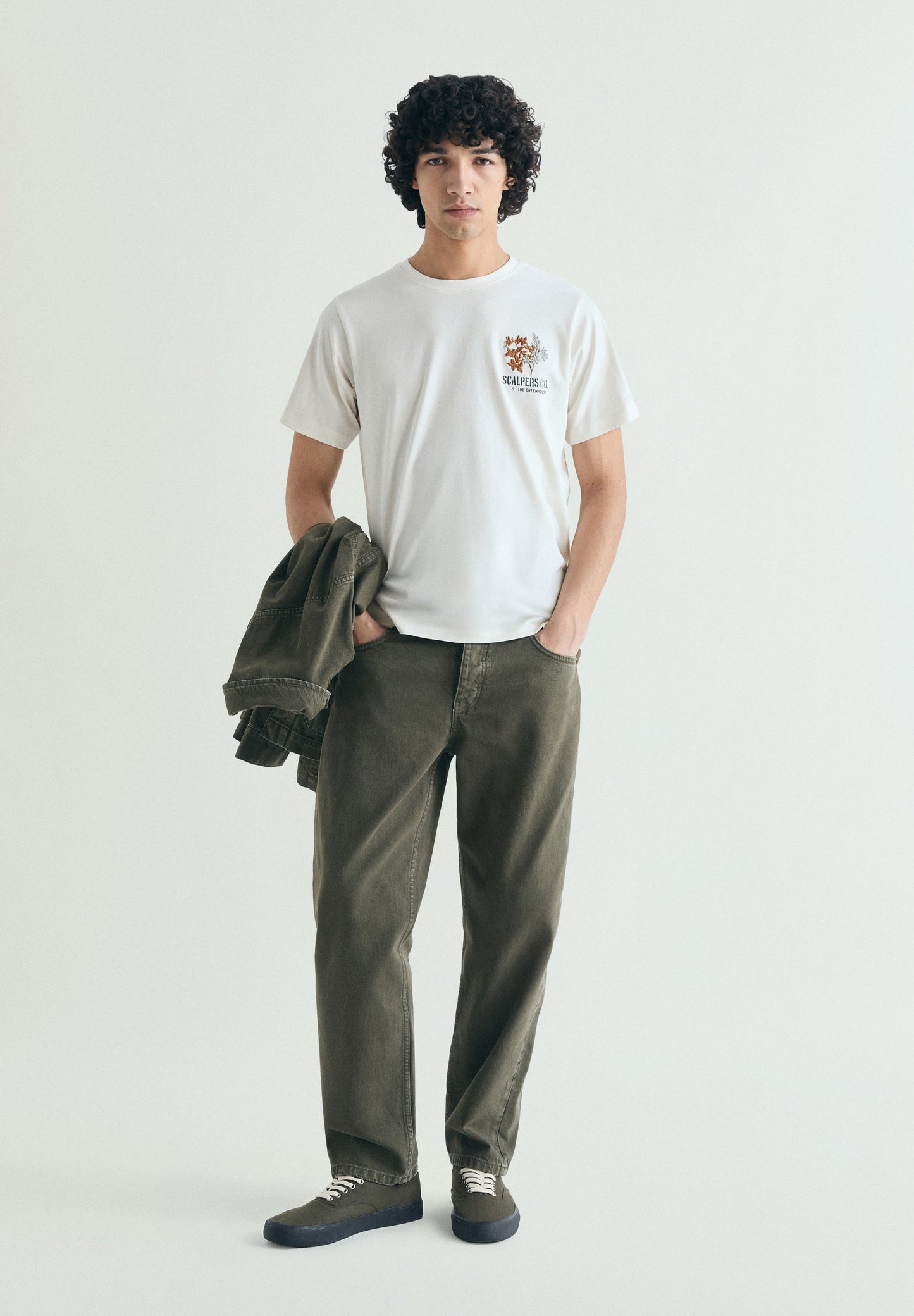 EMBROIDERED COTTON T-SHIRT