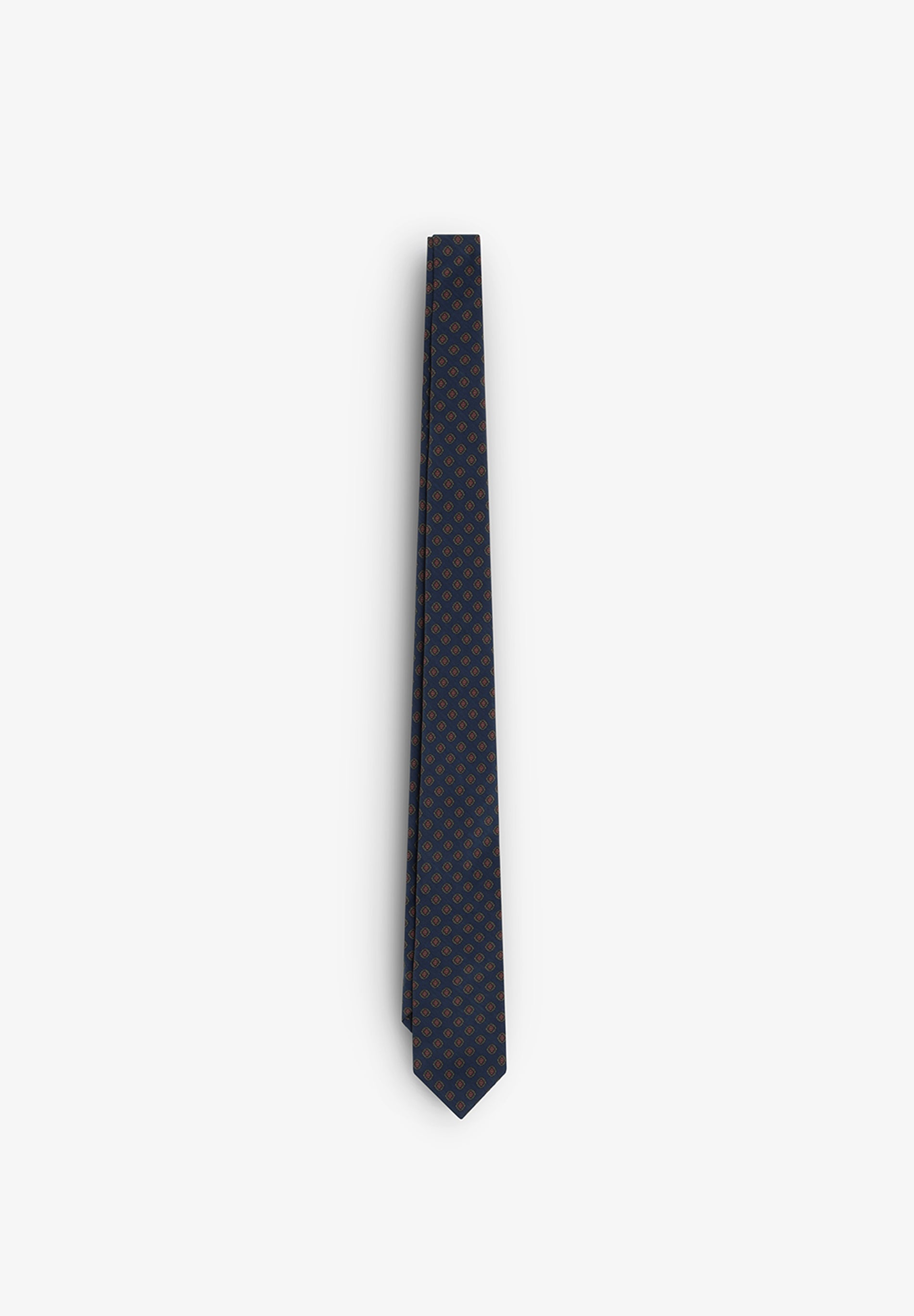 SILK TIE WITH VINTAGE MOTIFS