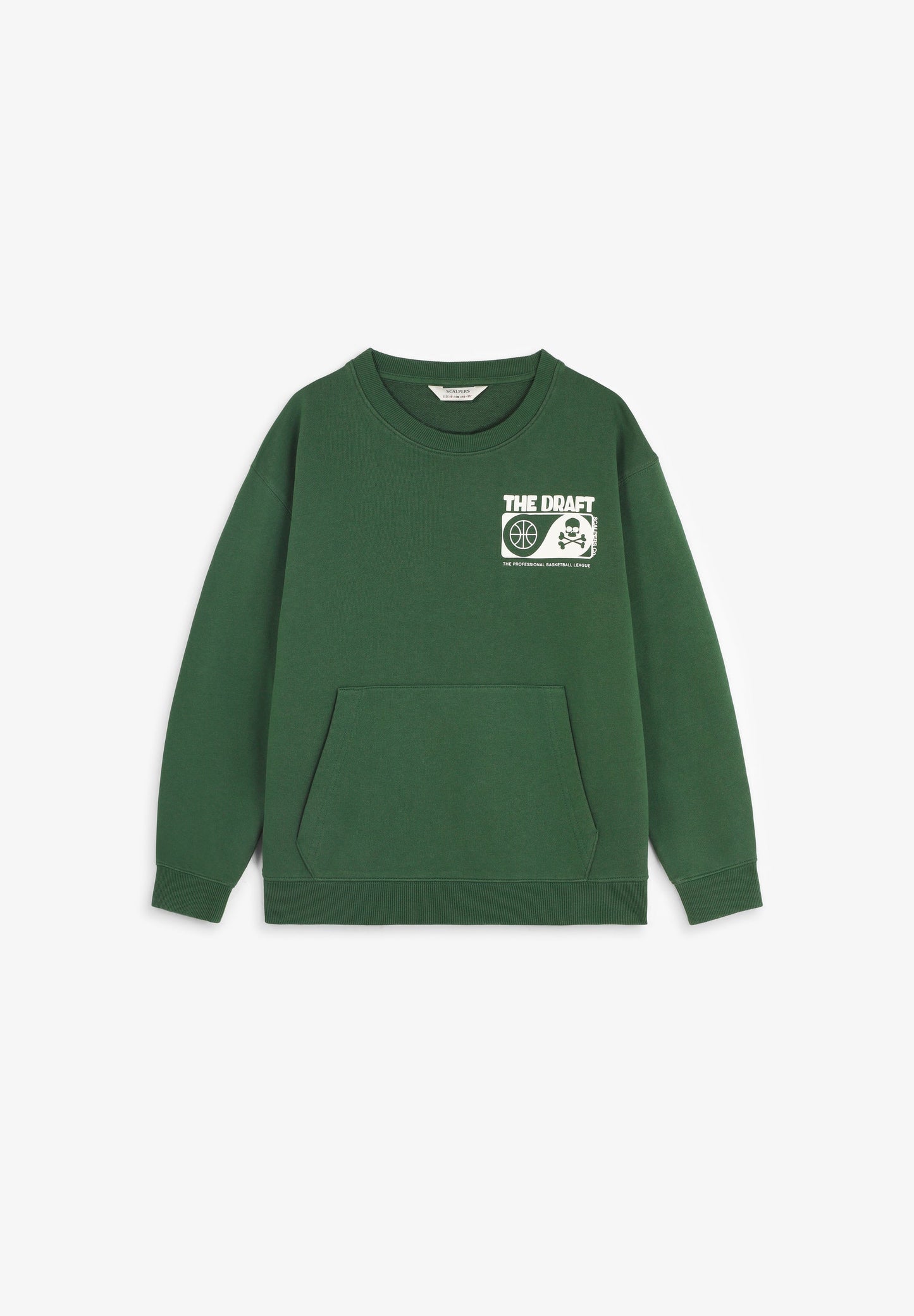 SWEATSHIRT WITH CONTRAST PRINT