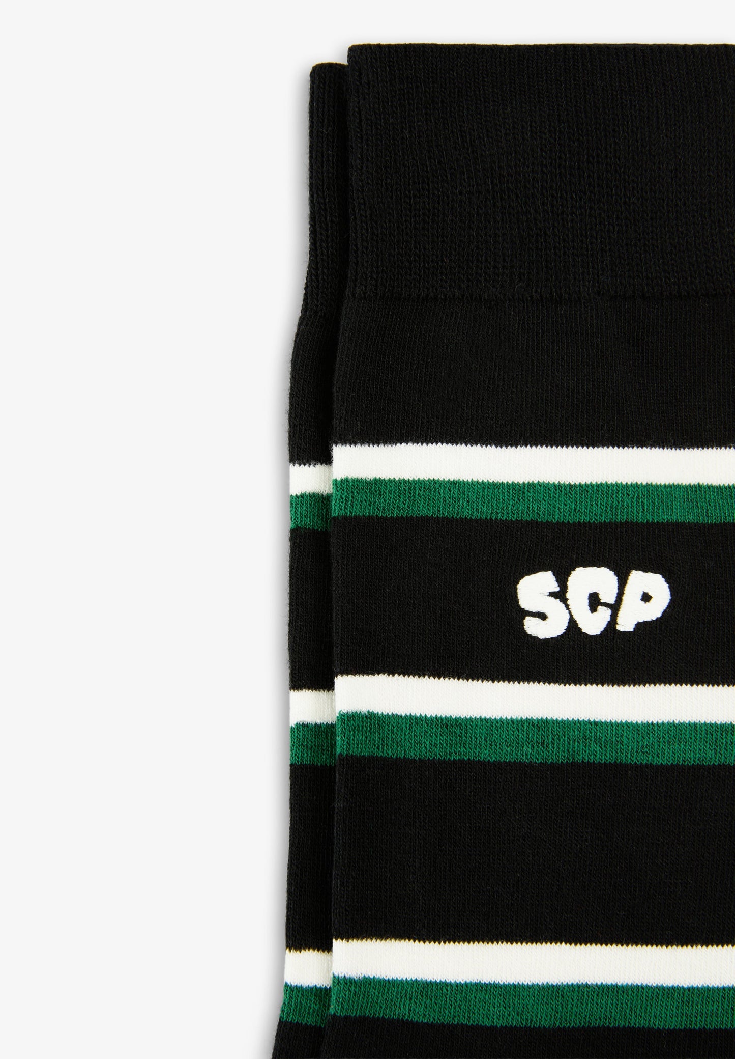 SCALPERS X SPORTING CP CONTRAST STRIPED SOCKS