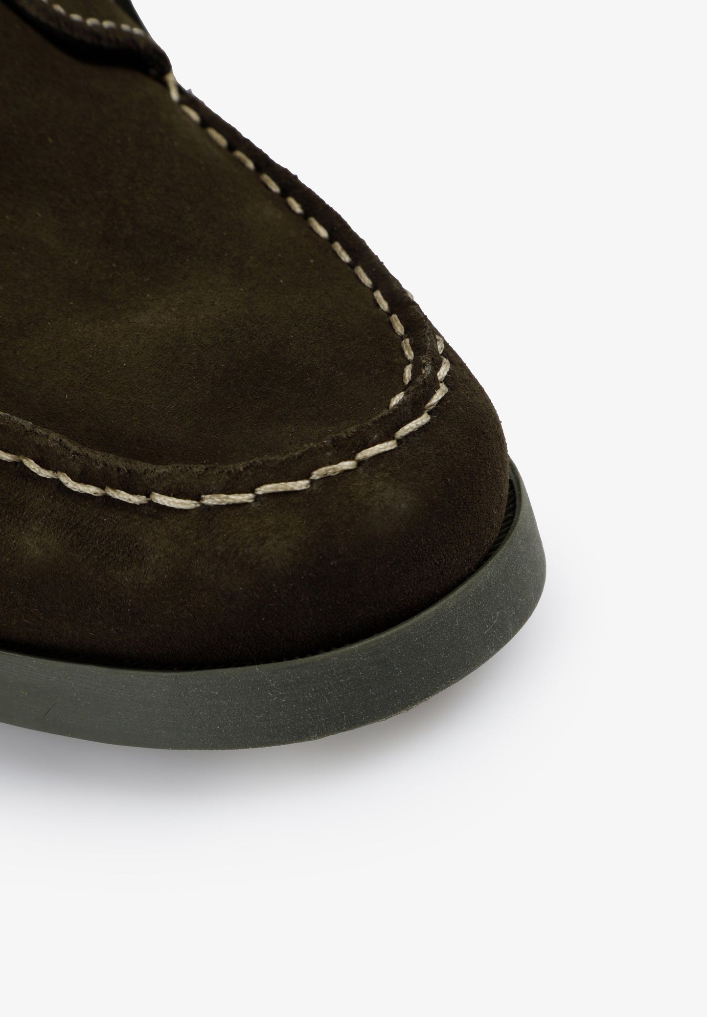 CONTRAST SUEDE BOAT SHOES
