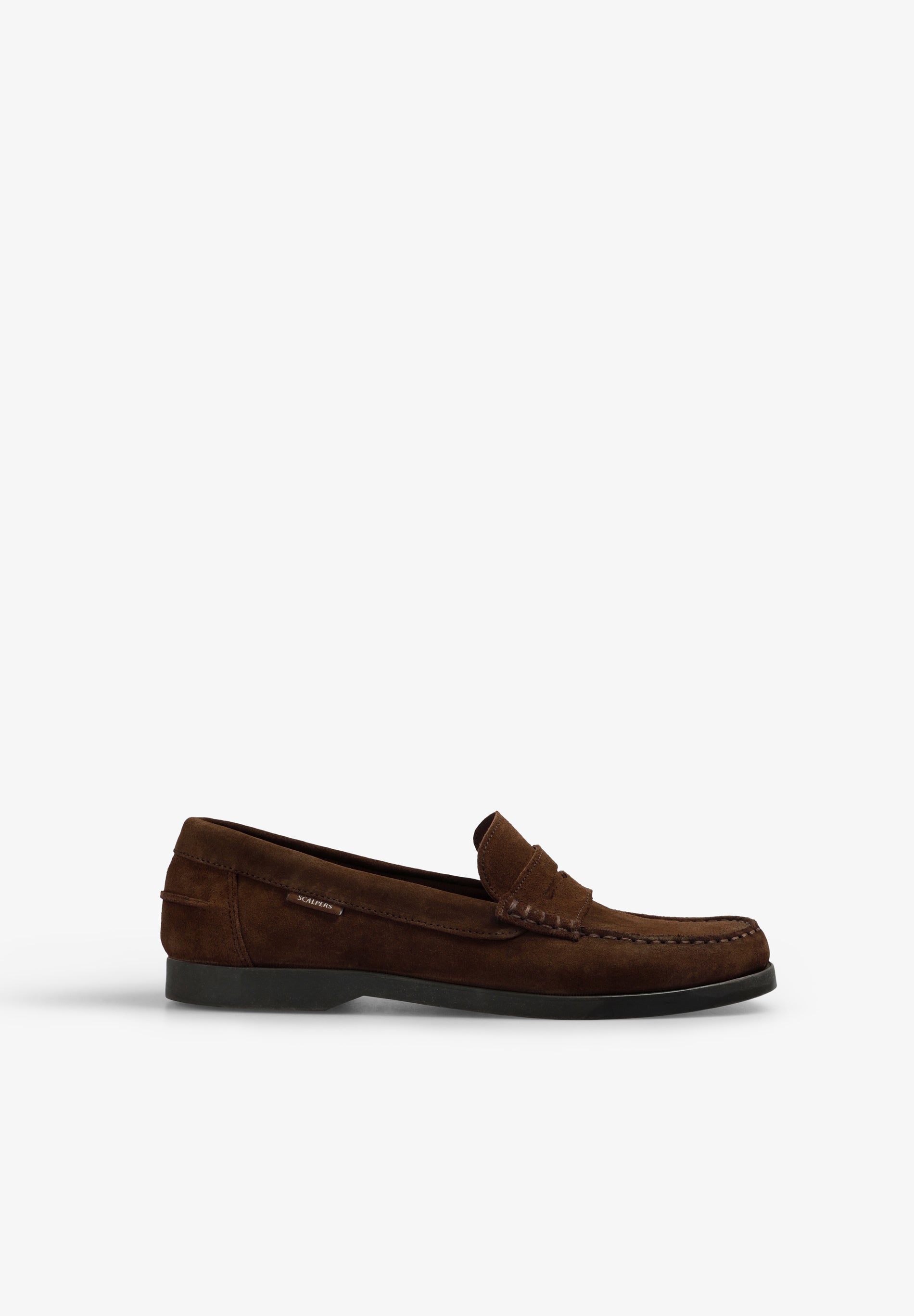 SUEDE PENNY LOAFERS