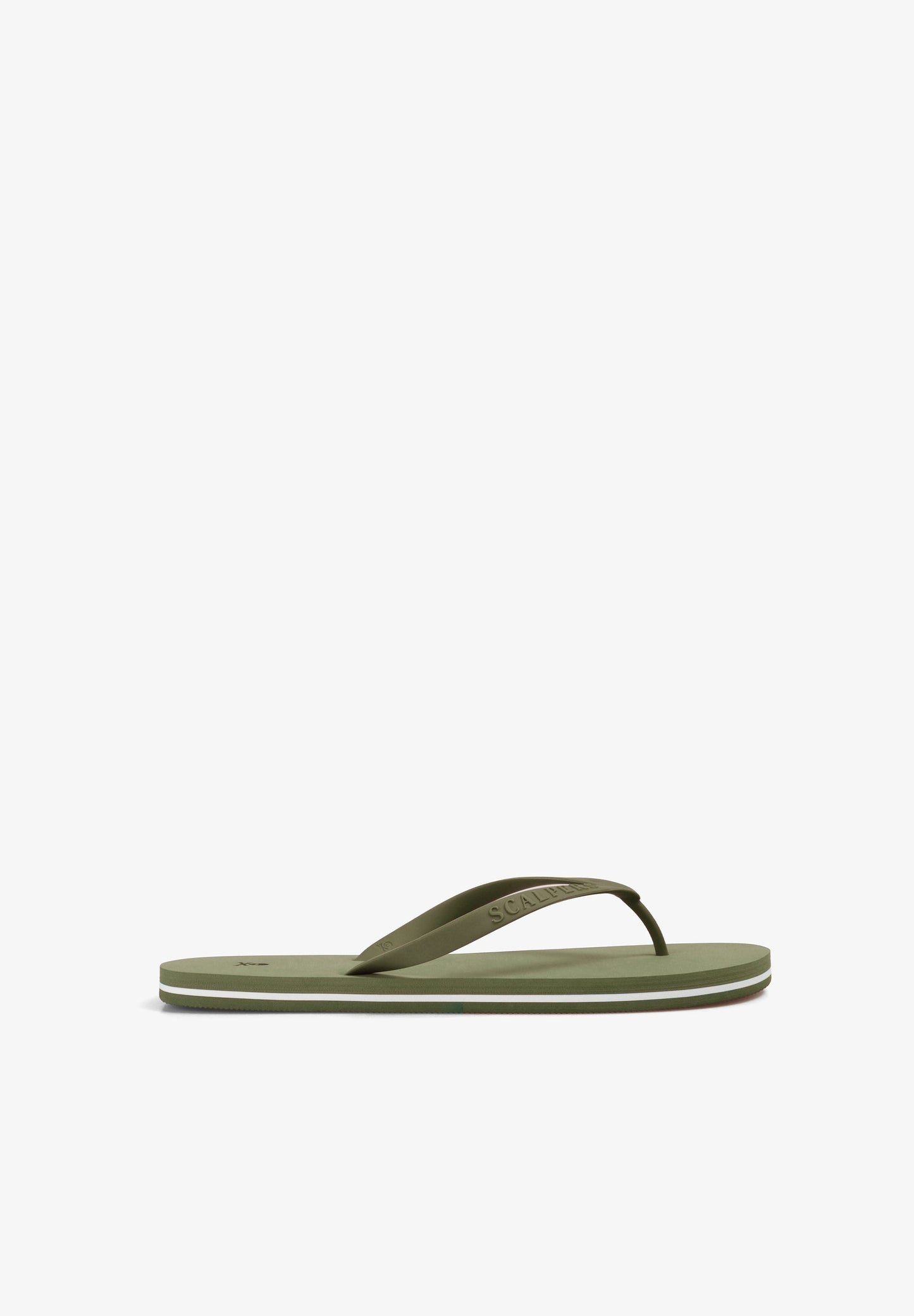 CONTRAST SOLE FLIP-FLOPS