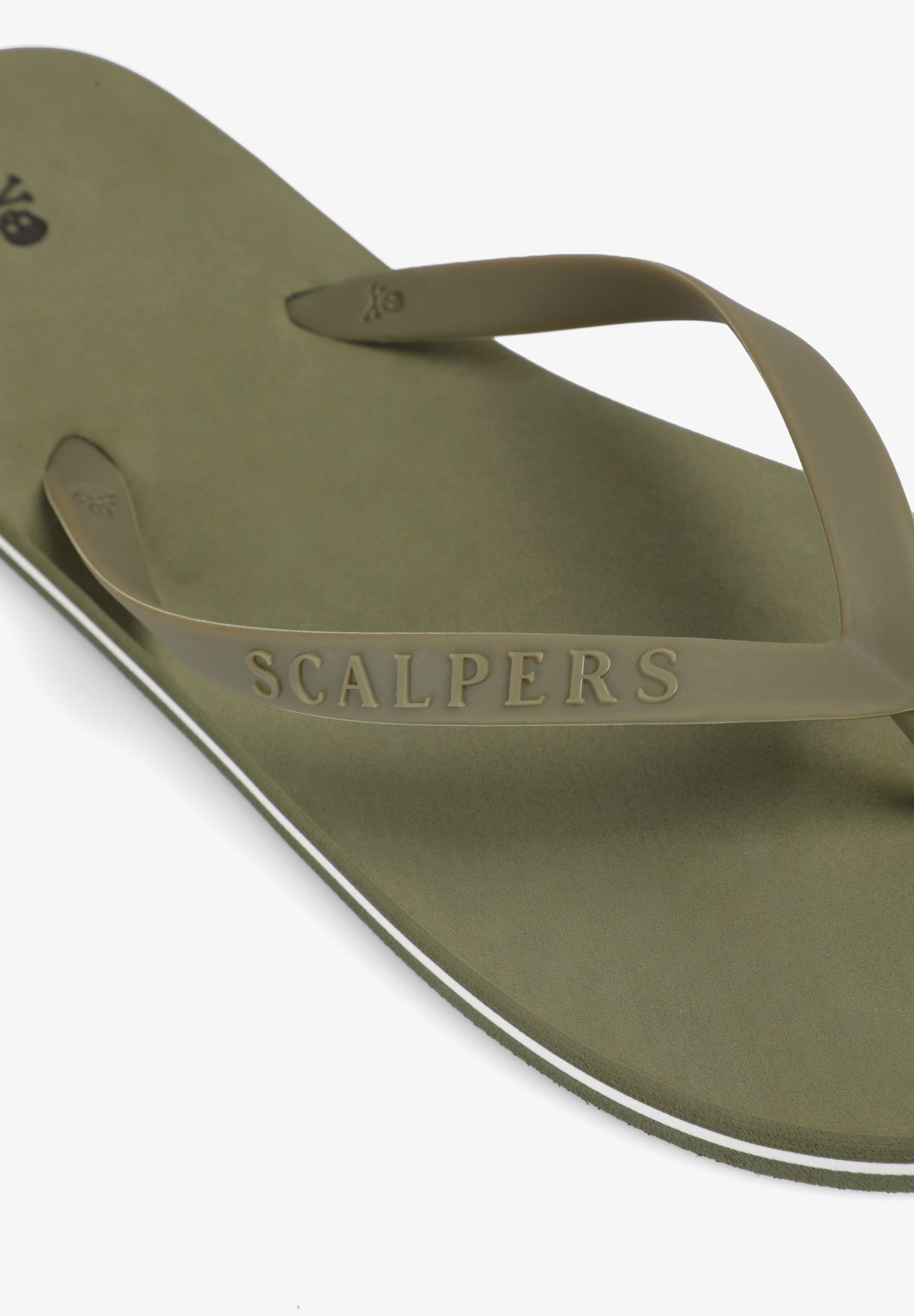 CONTRAST SOLE FLIP-FLOPS