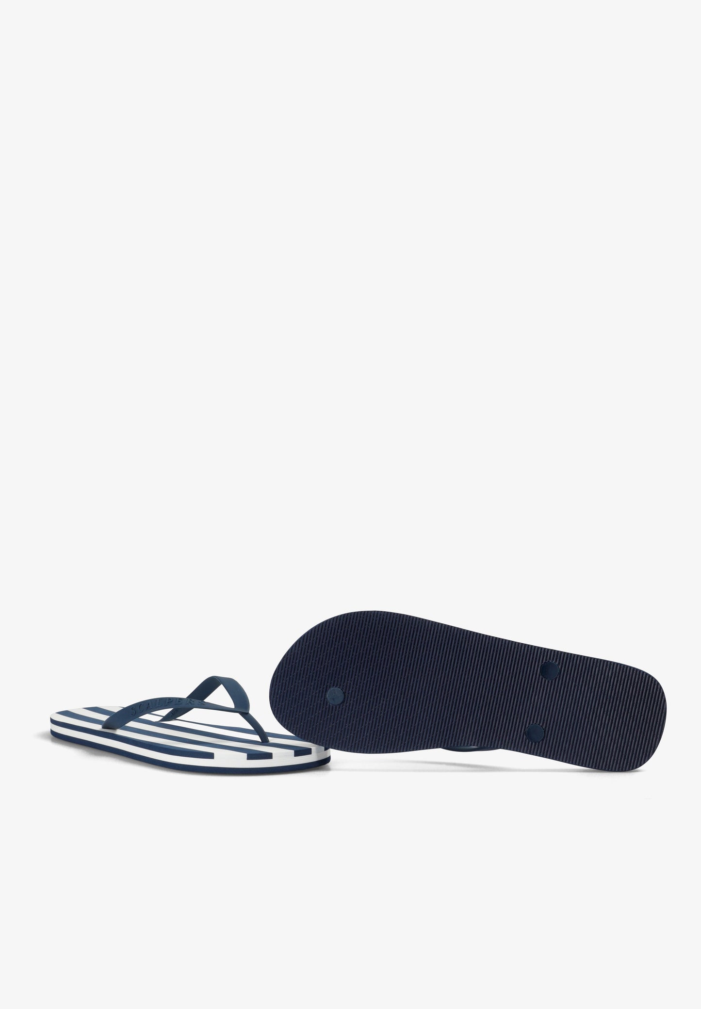 STRIPED BEACH FLIP FLOPS