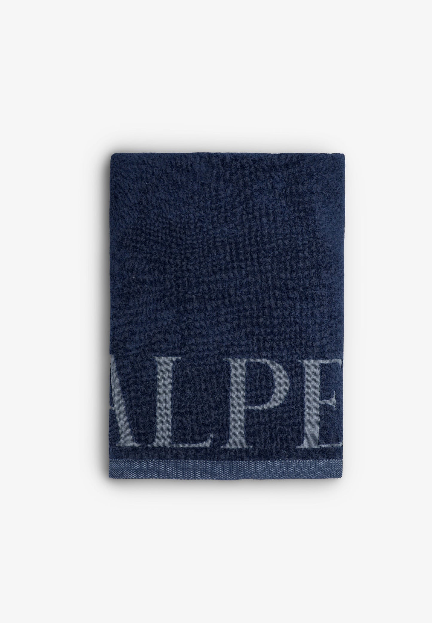 TOWEL WITH TWO-TONE LOGO
