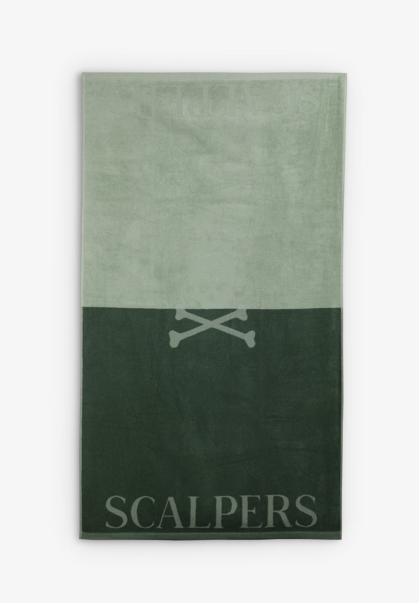 TOWEL WITH TWO-TONE LOGO