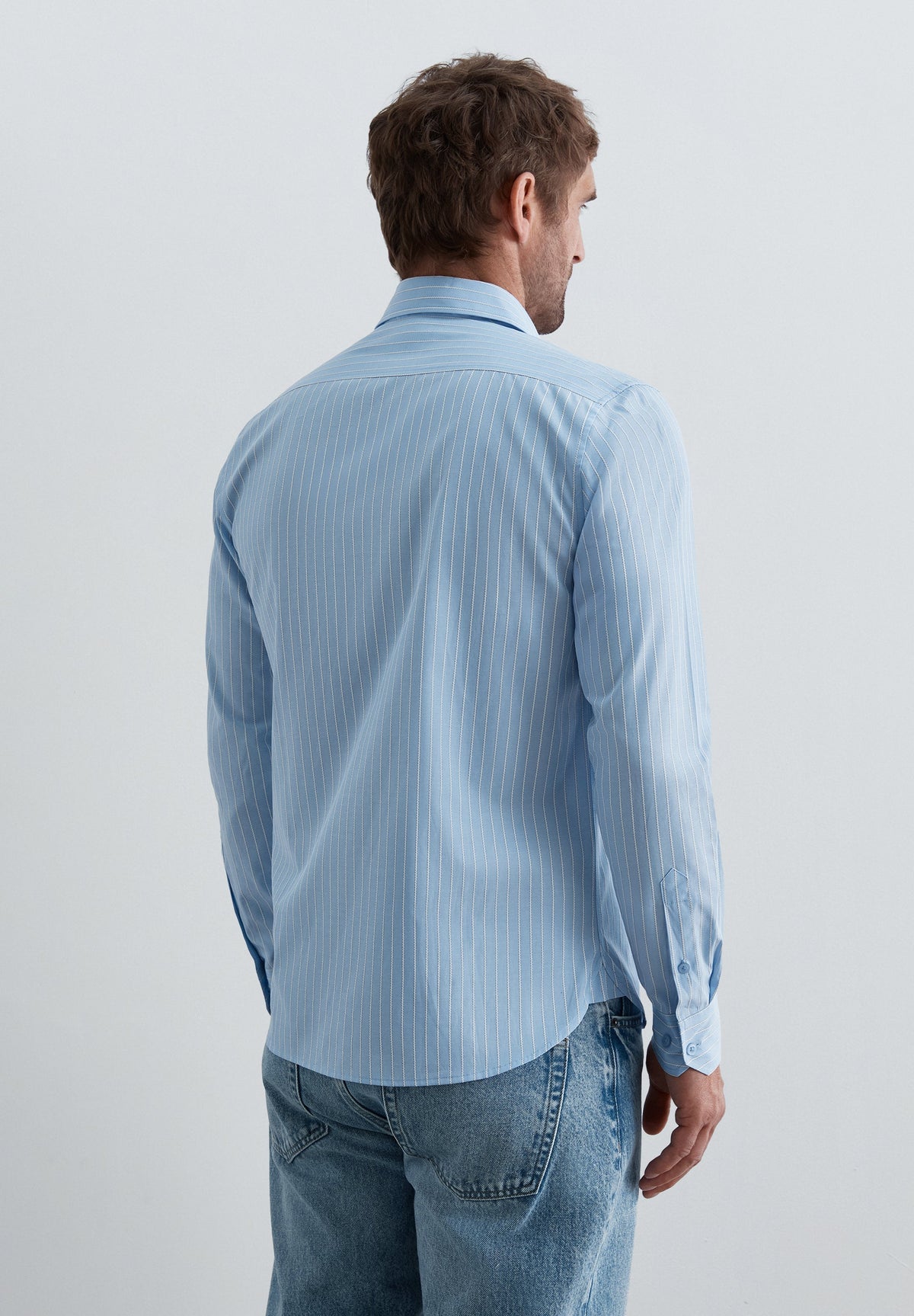 CONTRAST STRIPED SHIRT