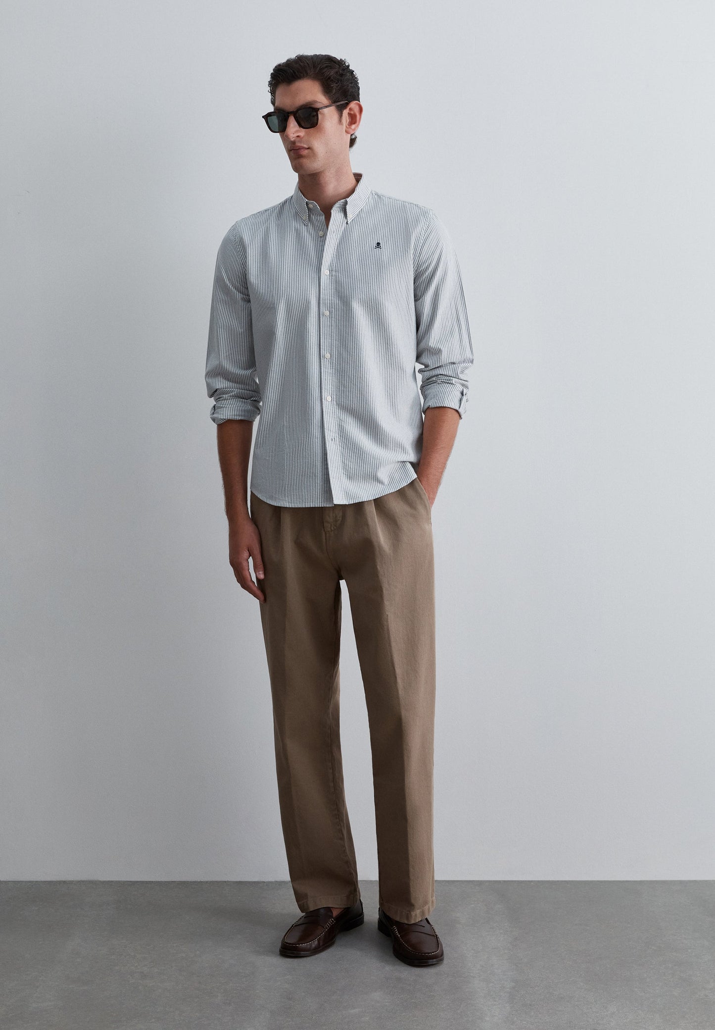 STRIPED OXFORD SHIRT