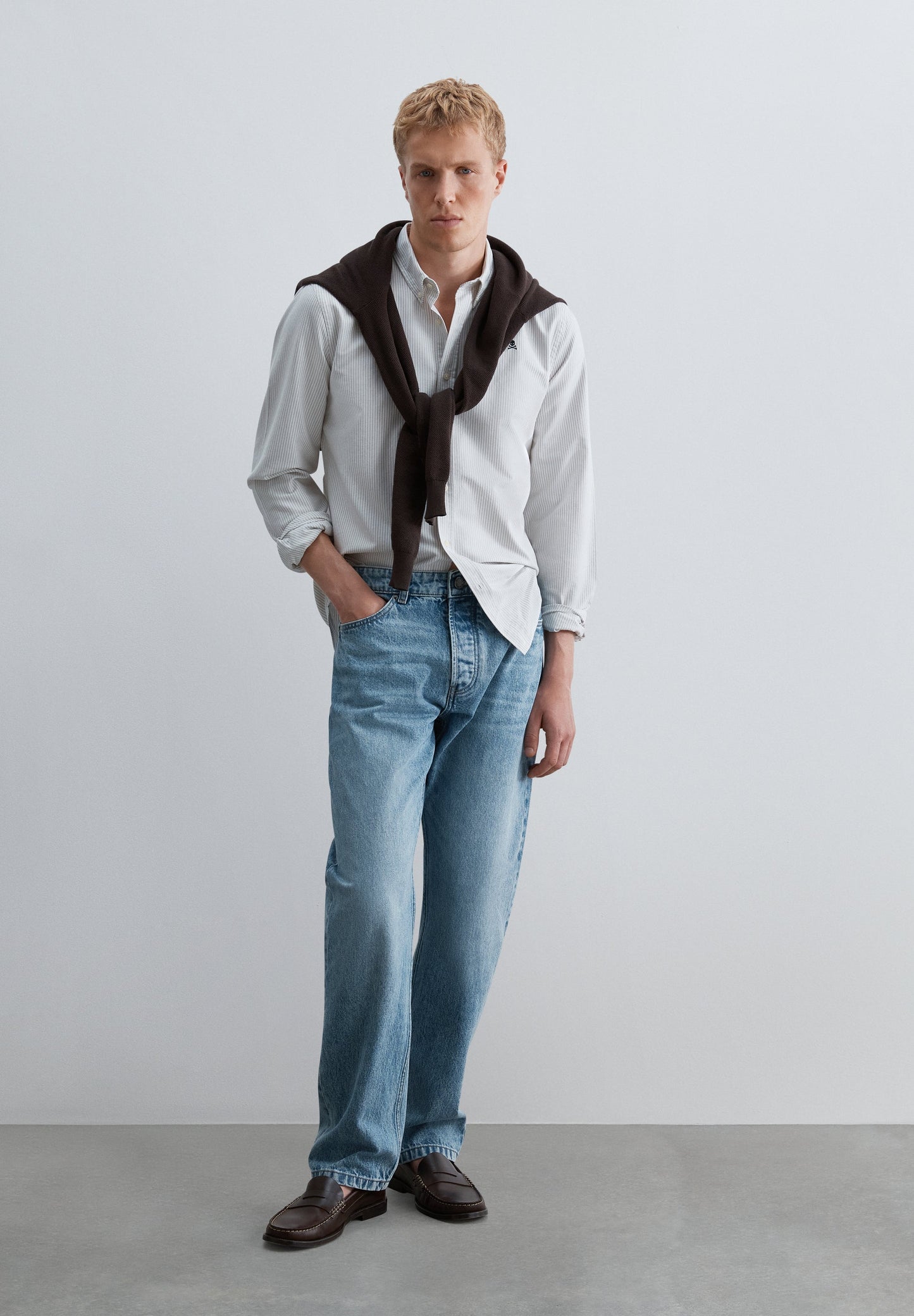 STRIPED OXFORD SHIRT