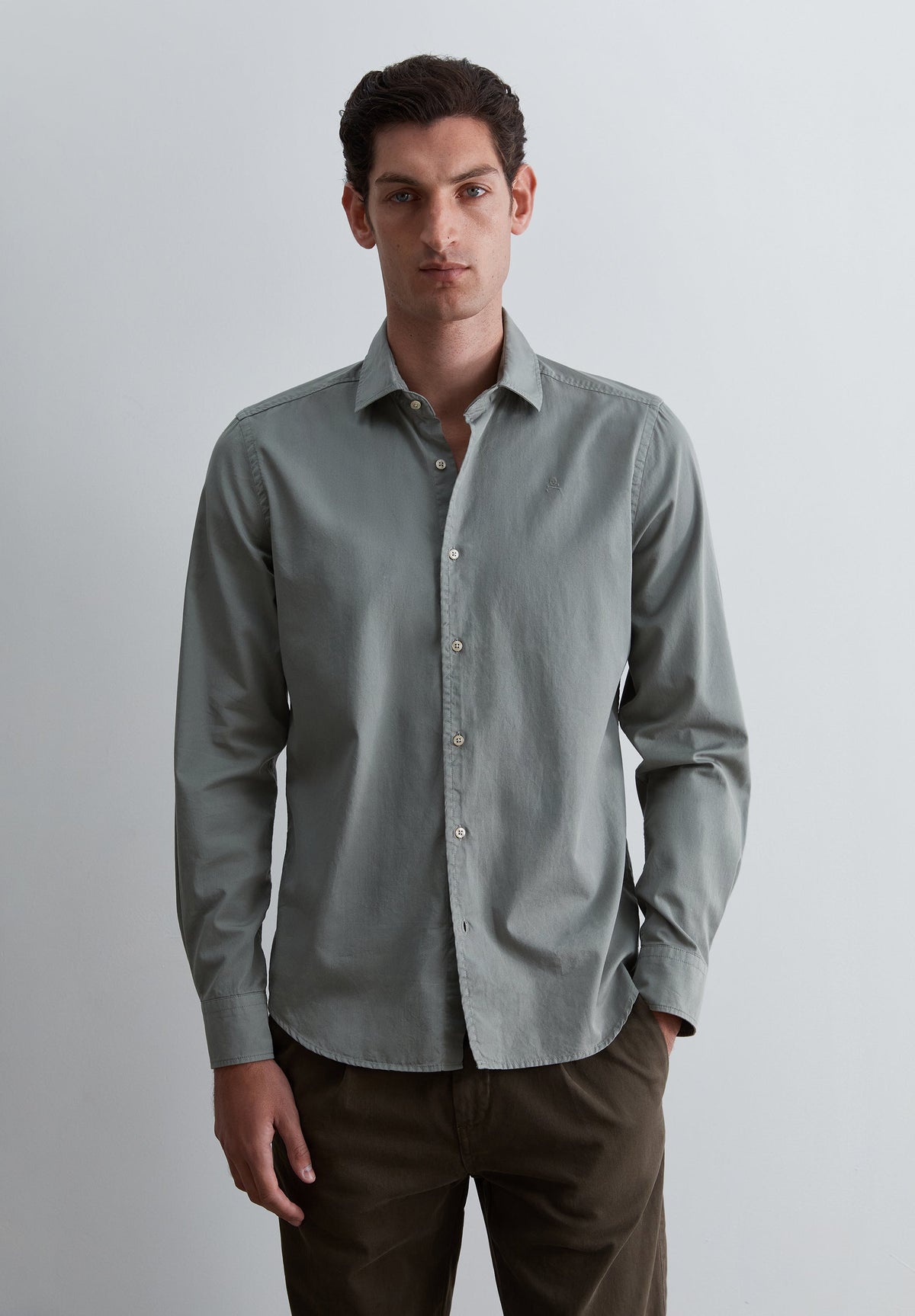 SHIRT WITH TONAL SKULL
