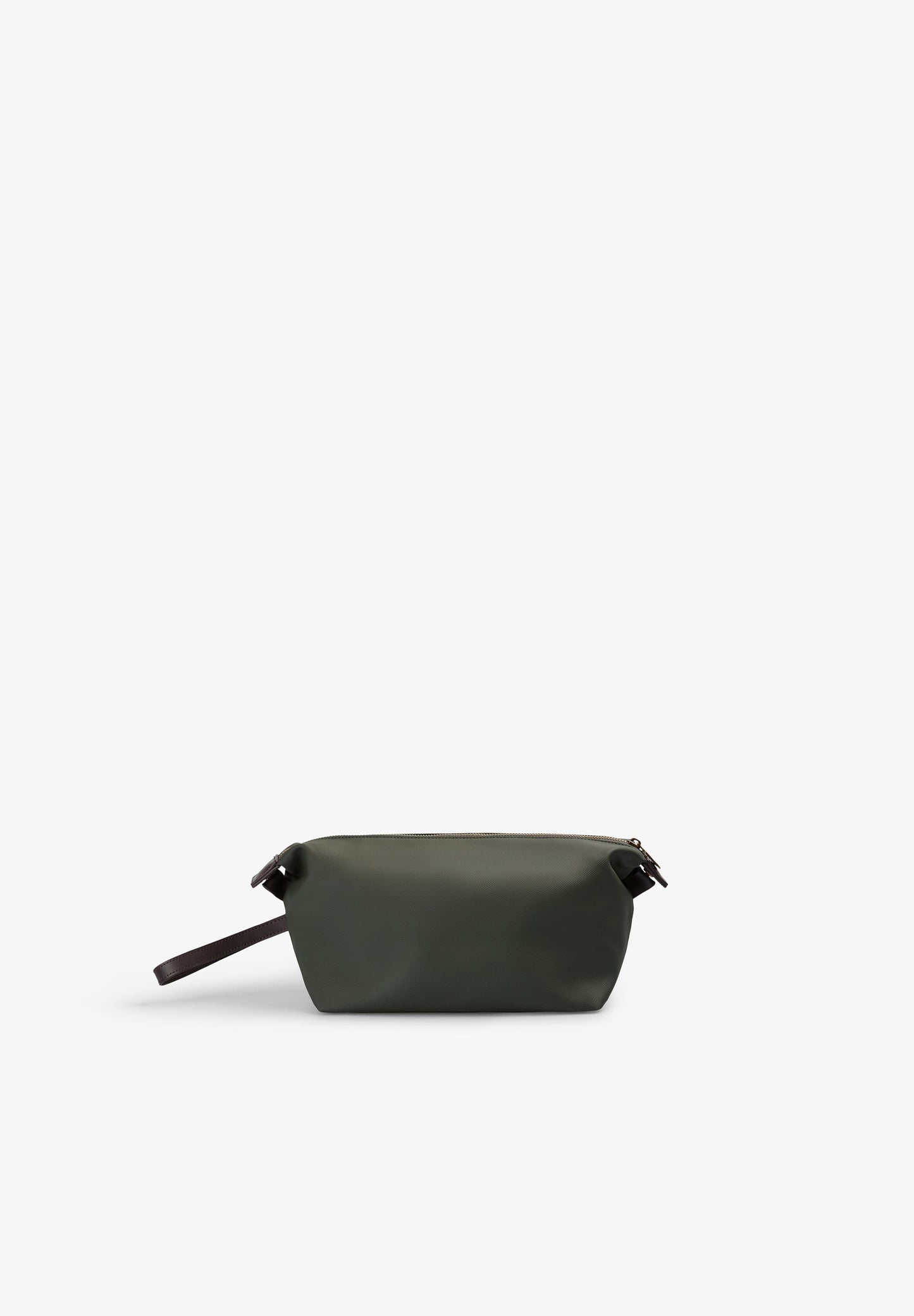 WAXED TRAVEL TOILETRY BAG