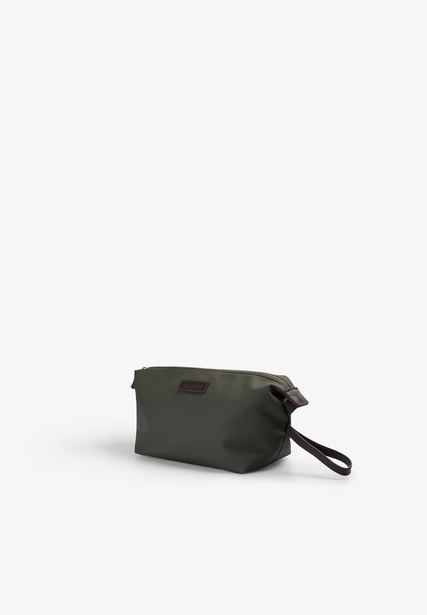 WAXED TRAVEL TOILETRY BAG