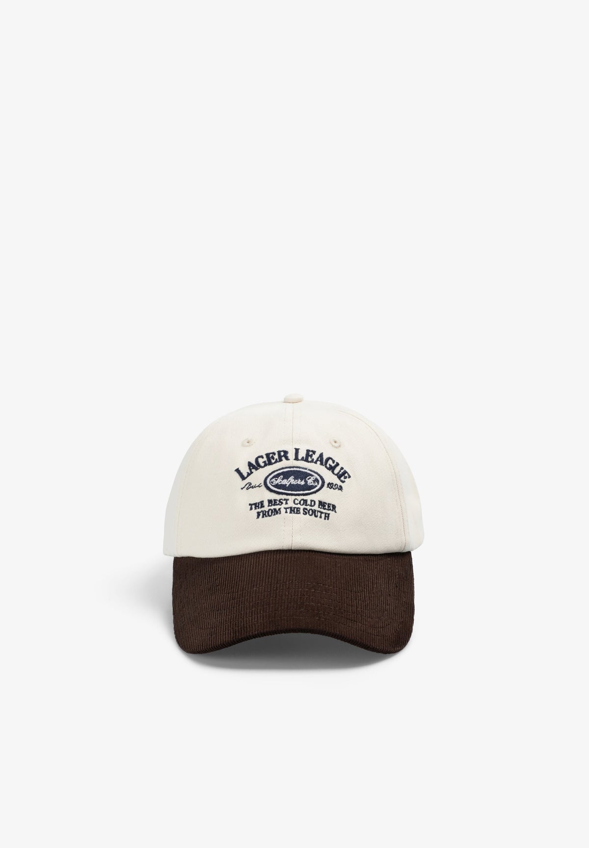 CONTRAST EMBROIDERY CAP