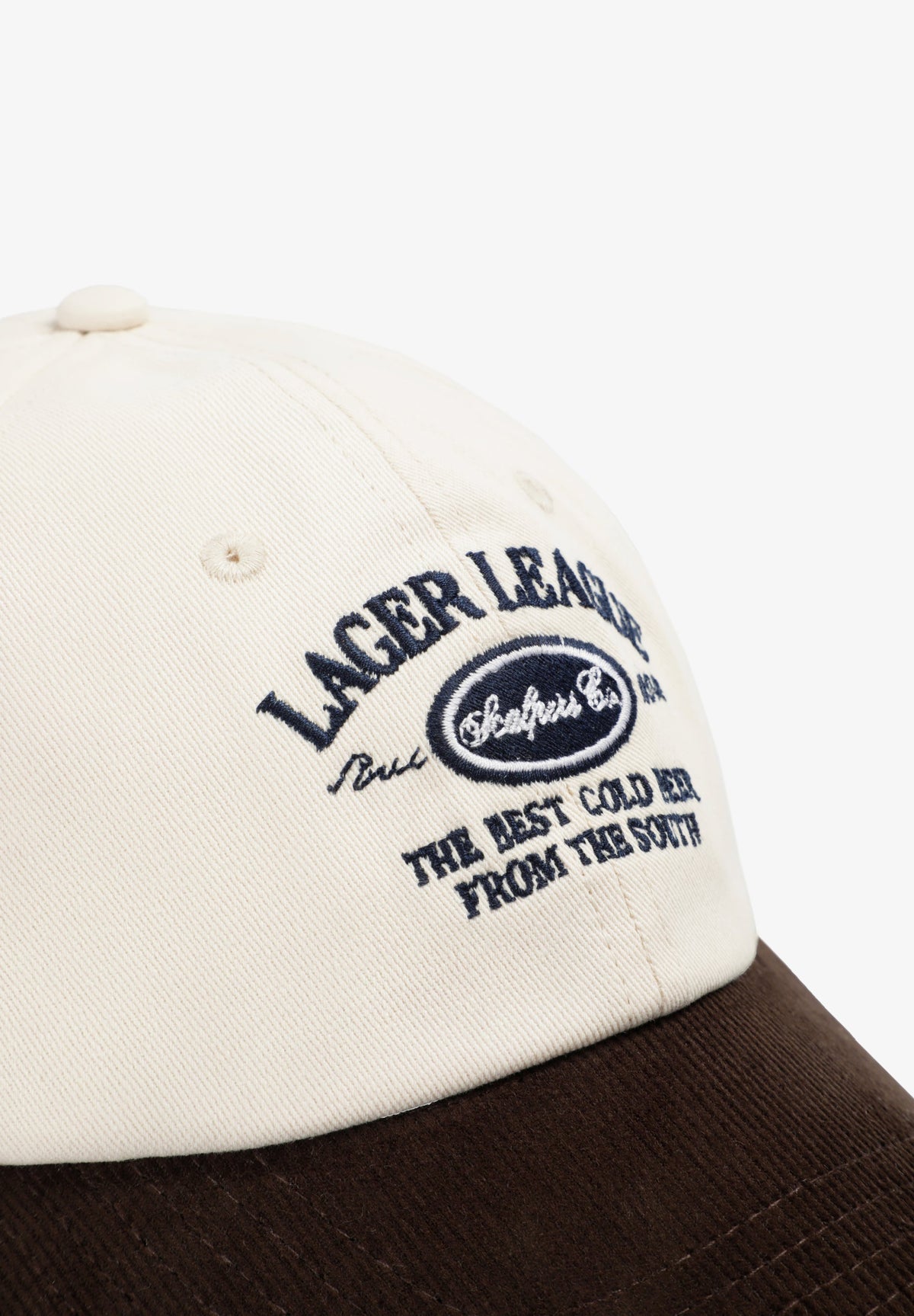 CONTRAST EMBROIDERY CAP
