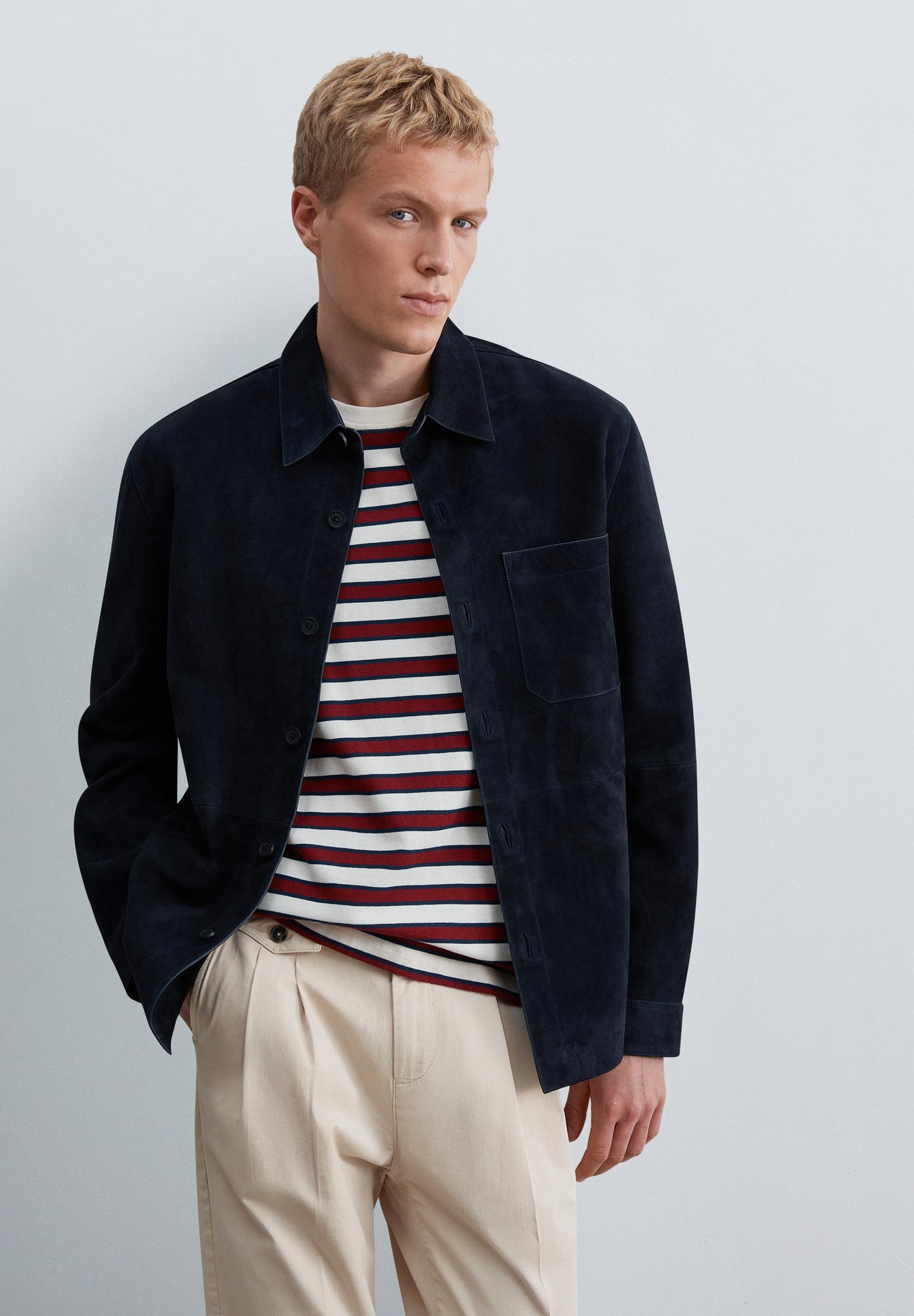 GOAT SUEDE OVERSHIRT
