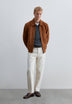 SUEDE BOMBER JACKET