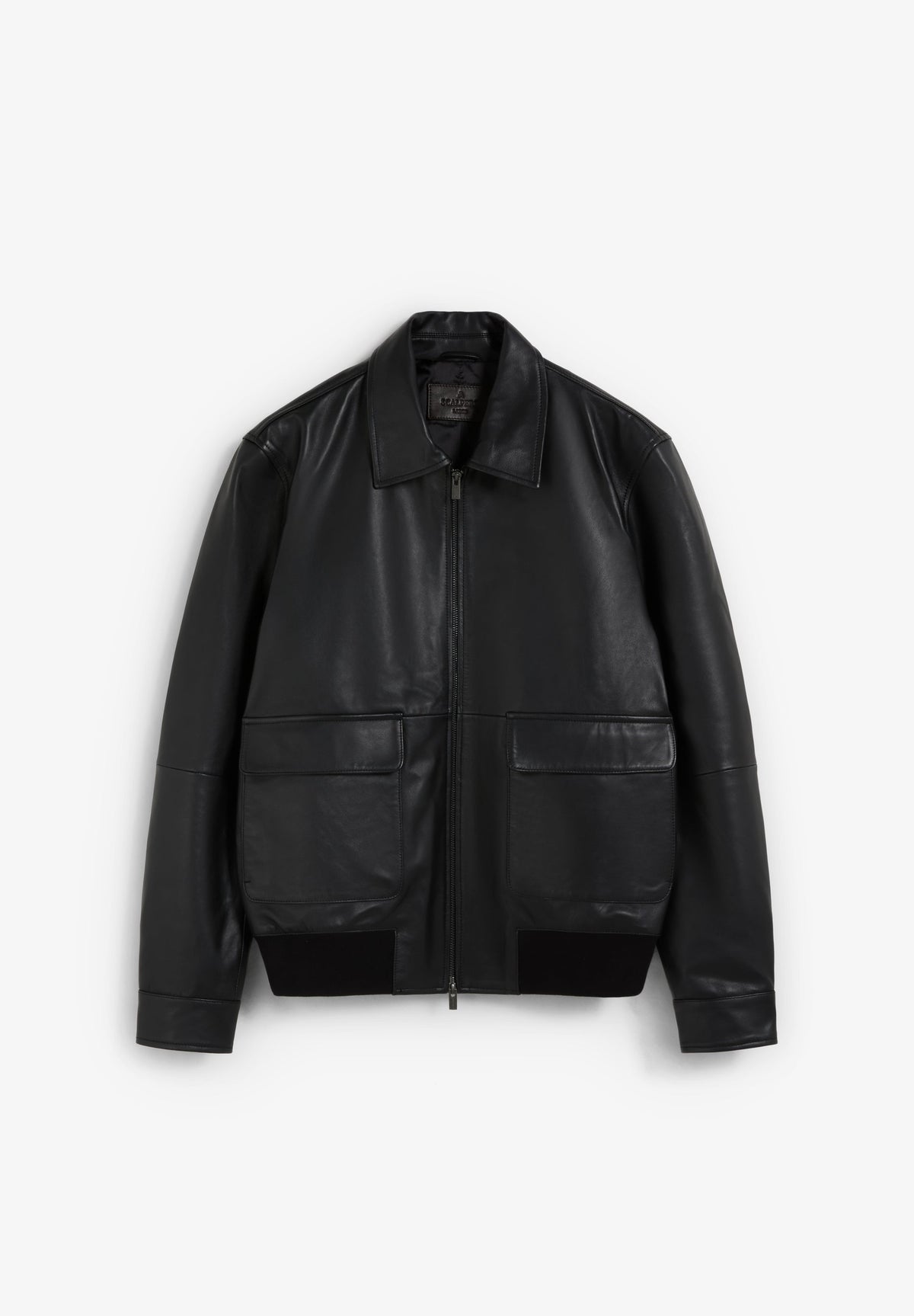 LEATHER JACKET WITH POCKETS
