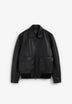 LEATHER JACKET WITH POCKETS