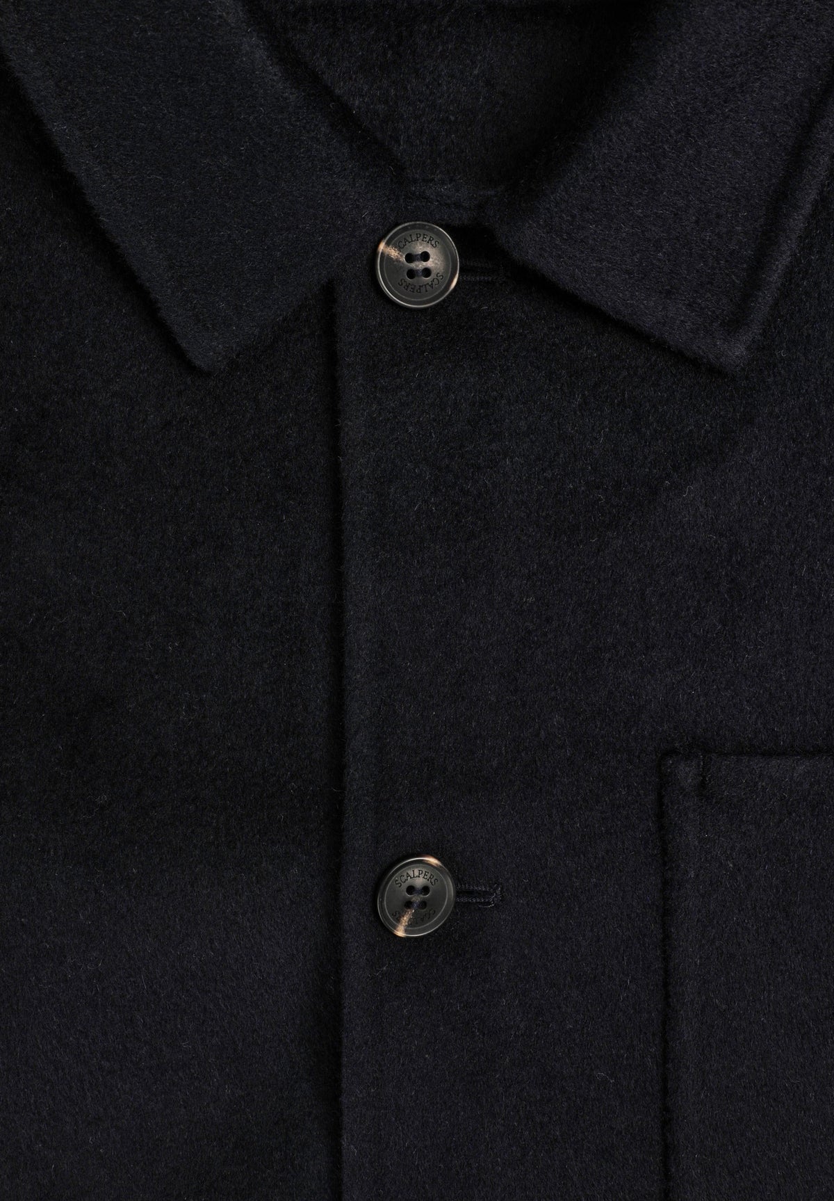 BUTTONED WOOL JACKET