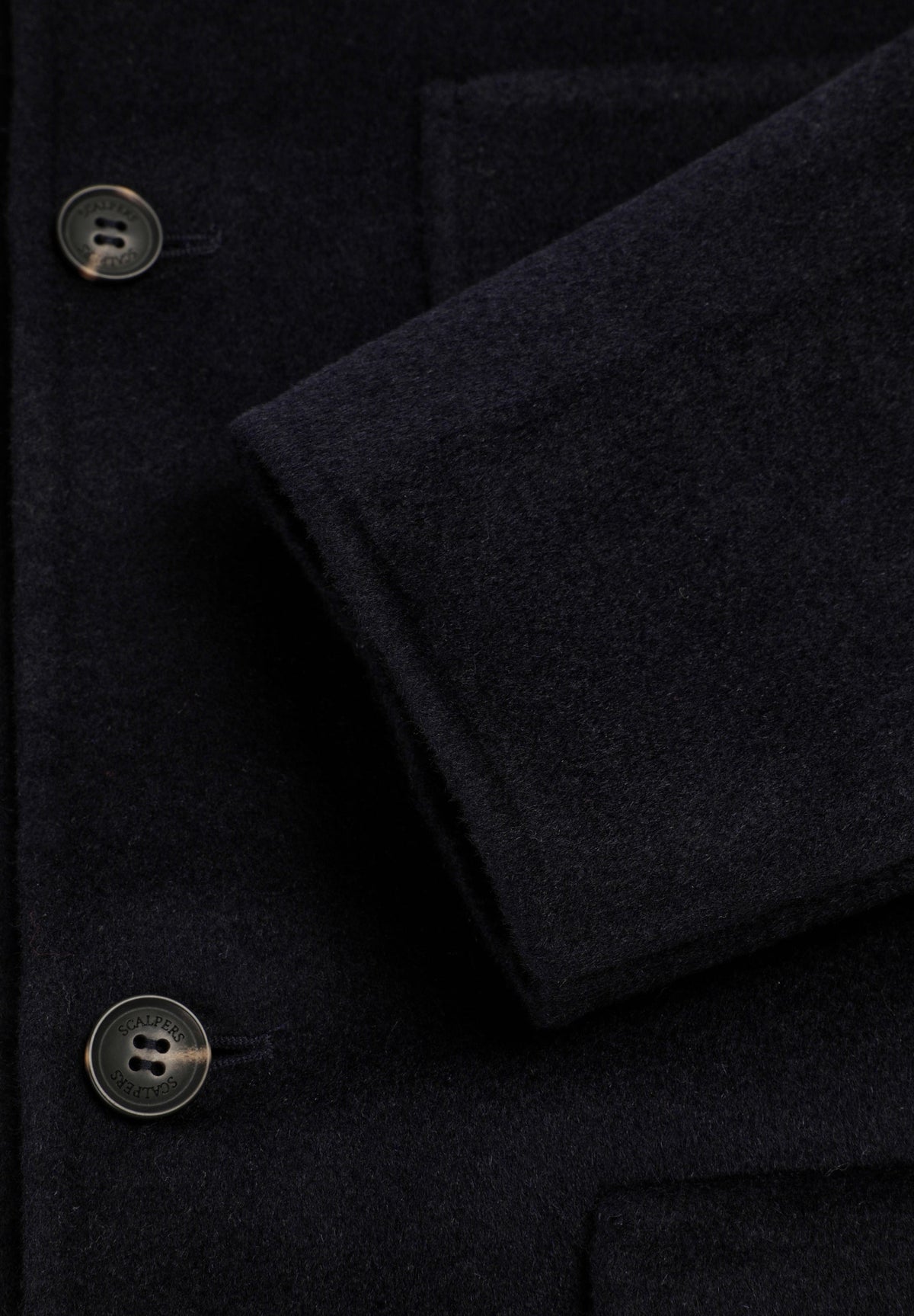 BUTTONED WOOL JACKET