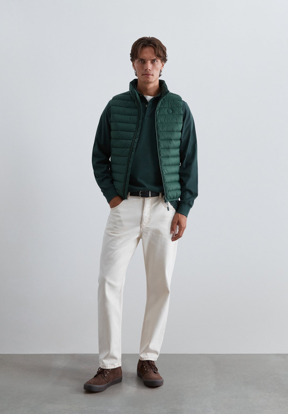 WATER-REPELLENT QUILTED WAISTCOAT