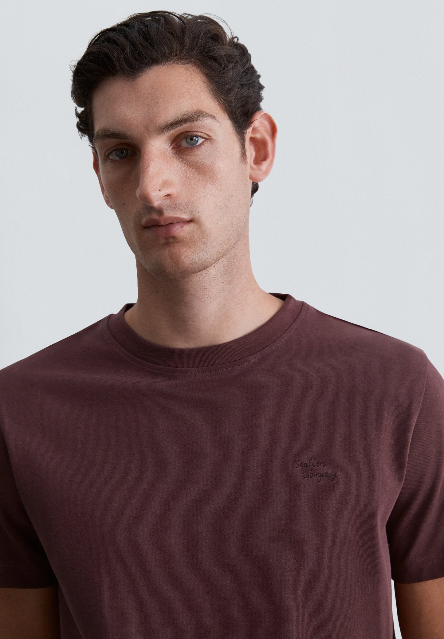 HEAVY KNIT EMBROIDERED T-SHIRT
