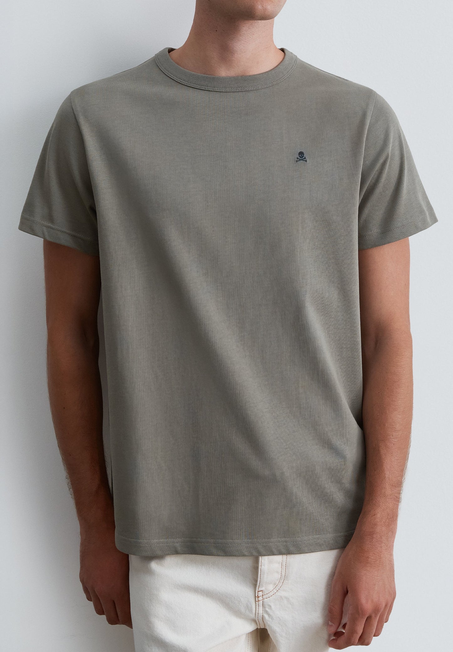 T-SHIRT WITH CONTRAST SKULL