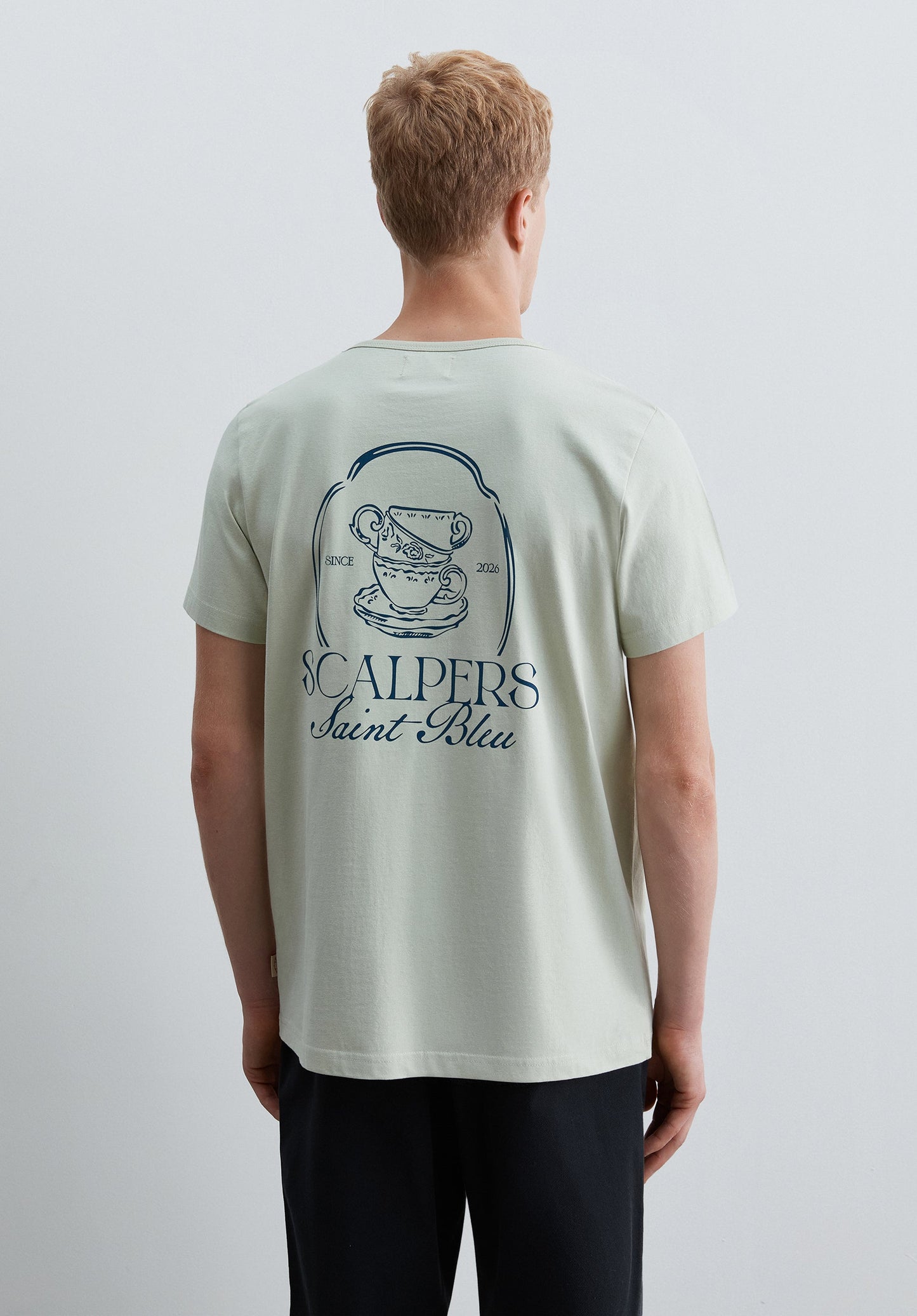 CONTRAST PRINT T-SHIRT
