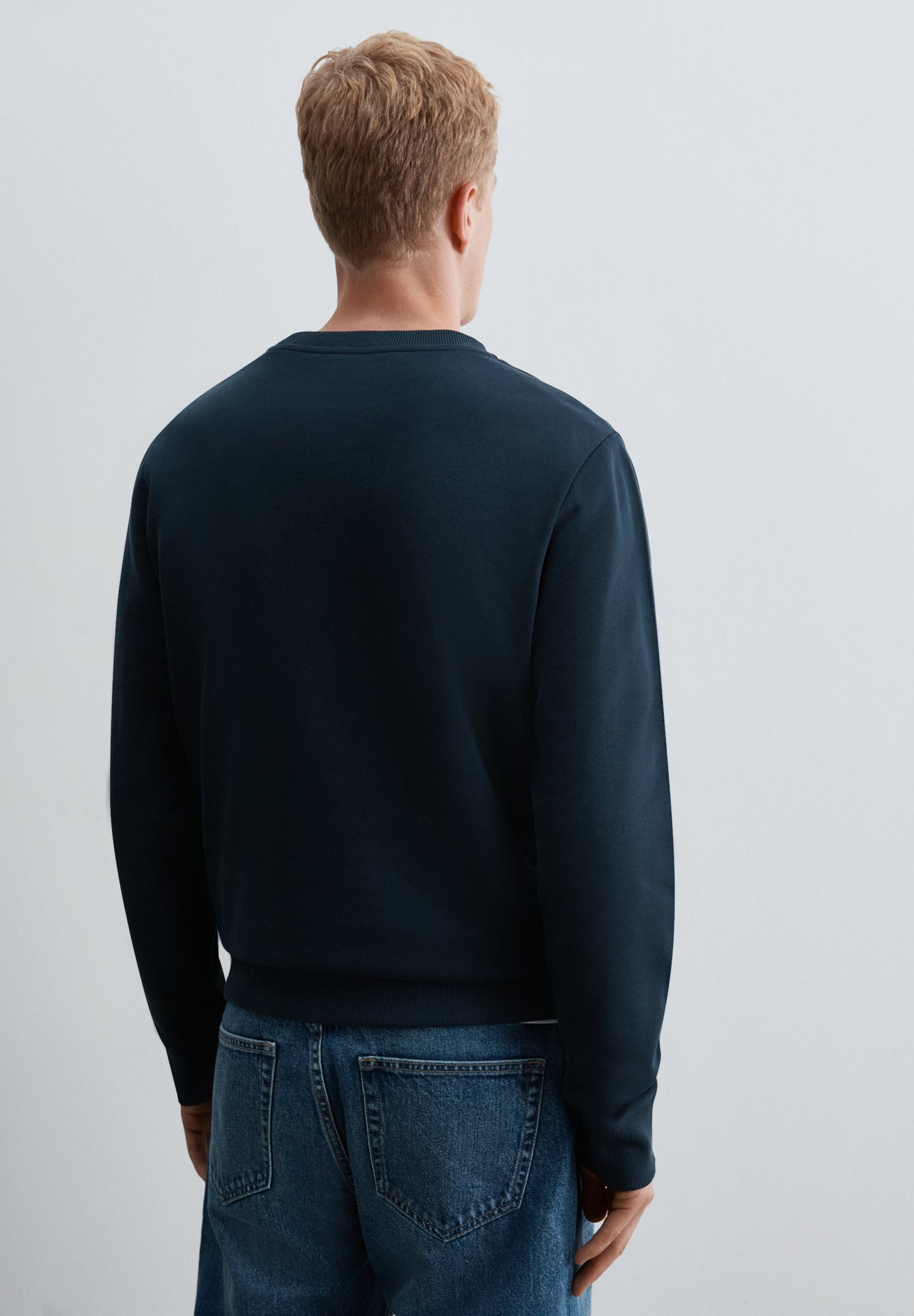 CREWNECK SWEATSHIRT WITH TONAL EMBROIDERY