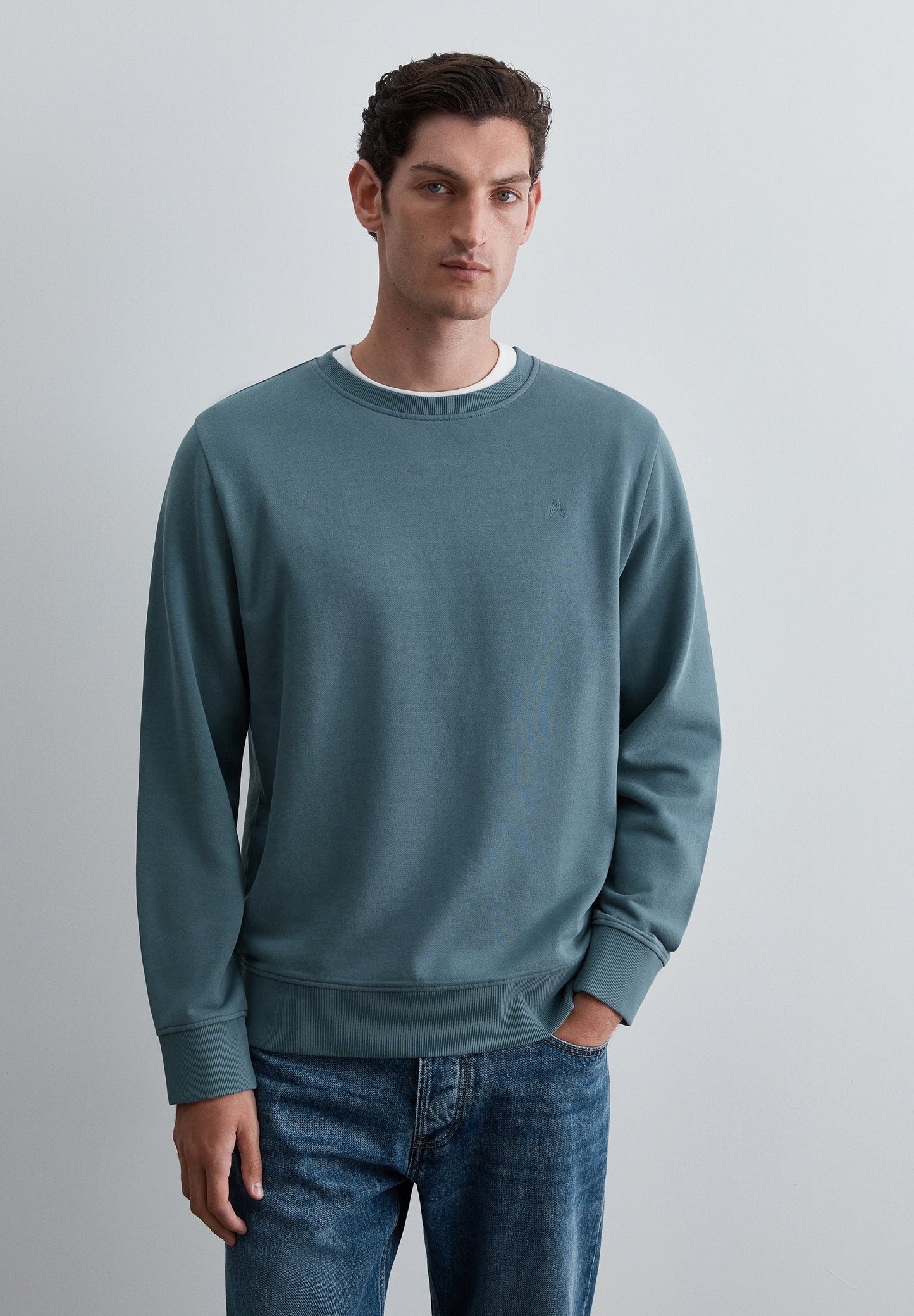SWEATSHIRT WITH RAISED LOGO