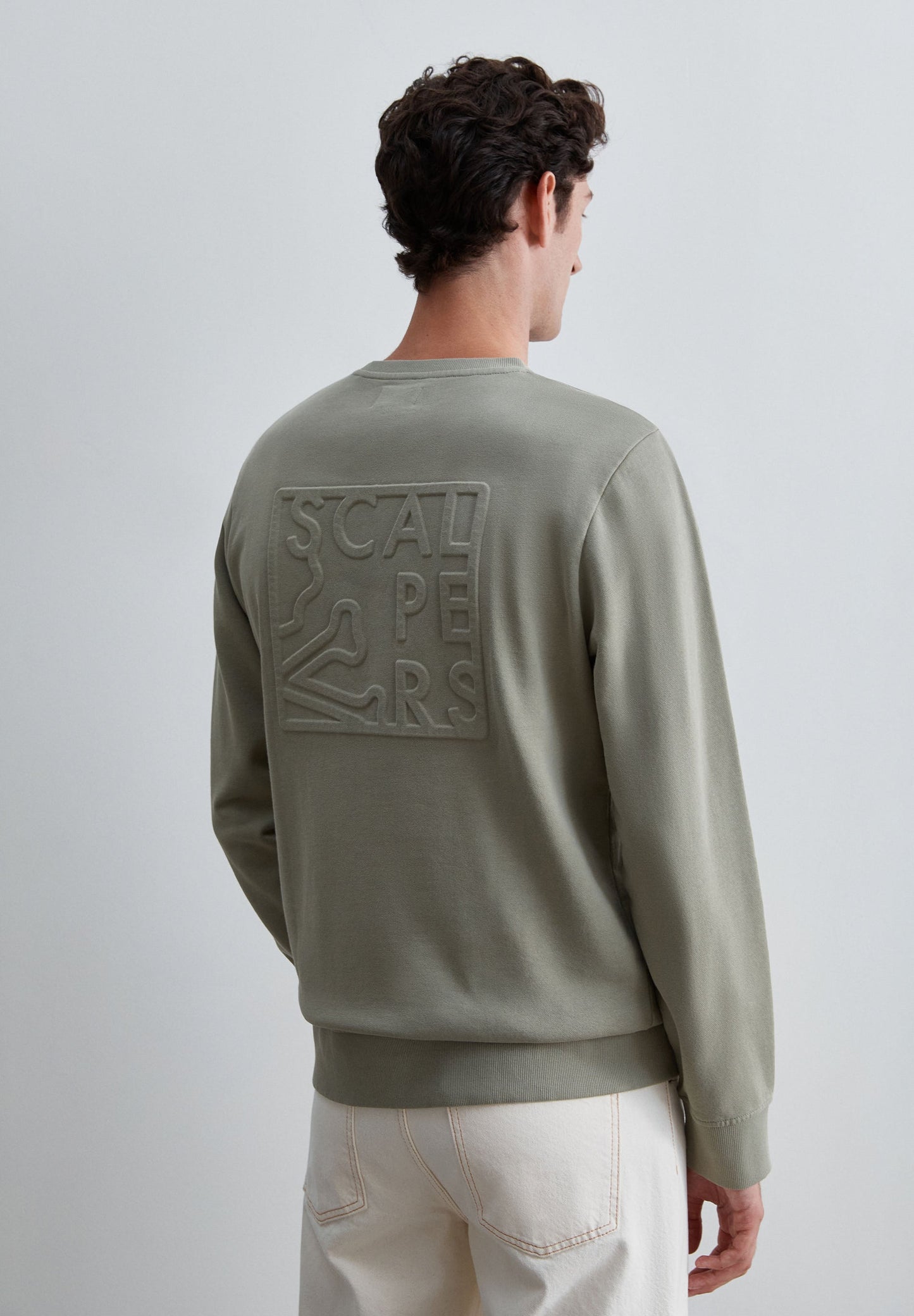 SWEATSHIRT WITH RAISED LOGO