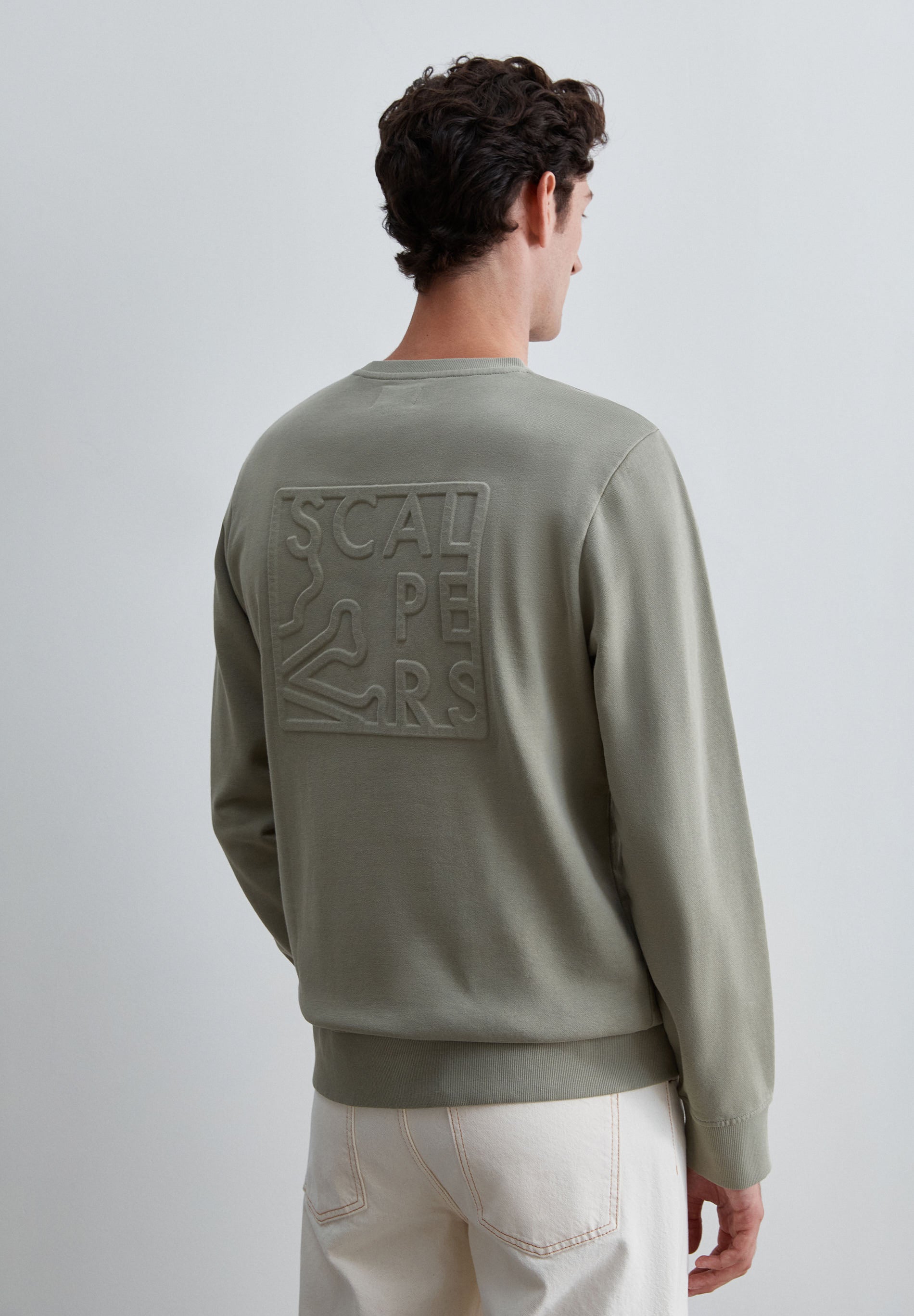 SWEATSHIRT WITH RAISED LOGO