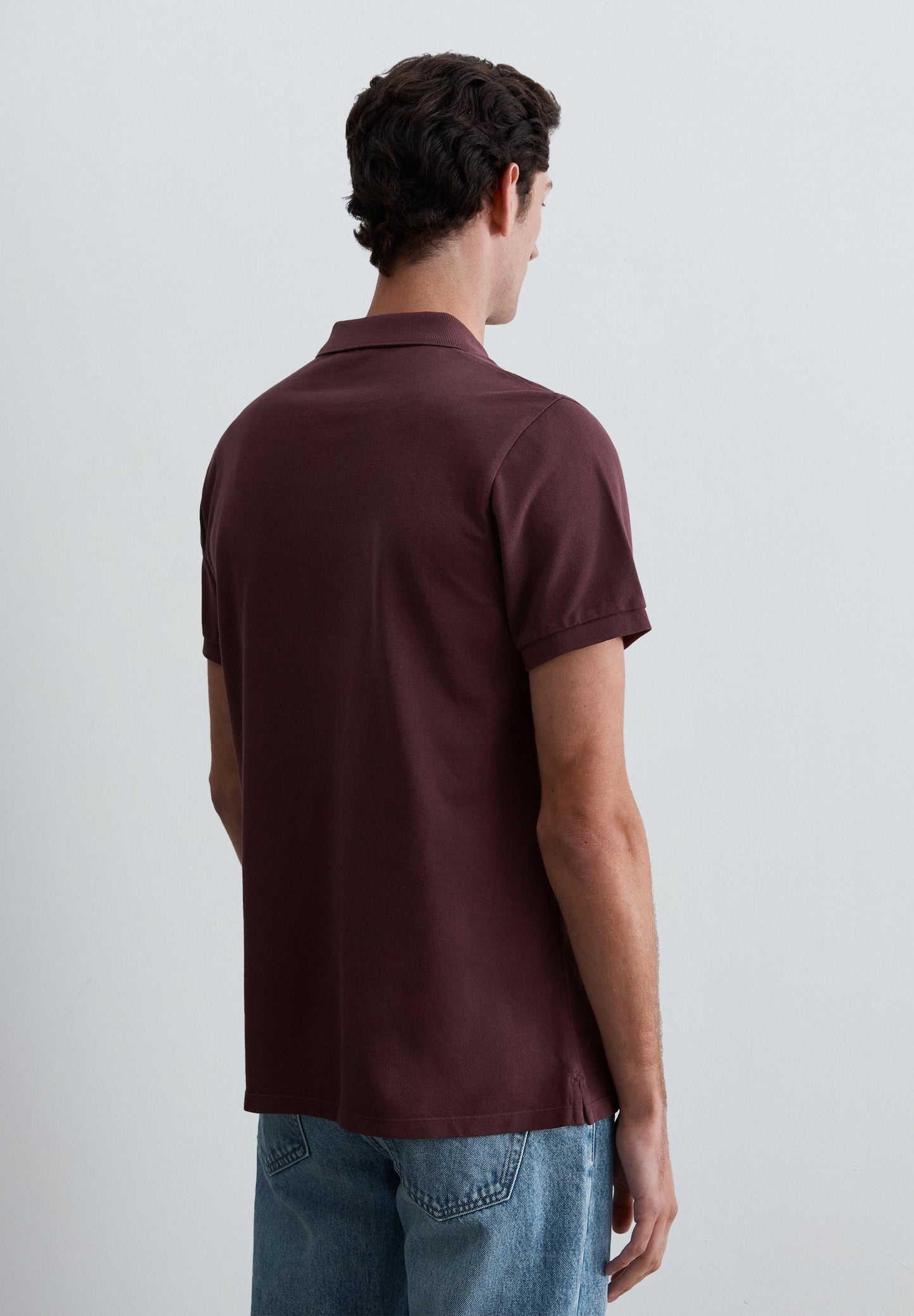 PIQUÉ POLO SHIRT WITH TONAL SKULL