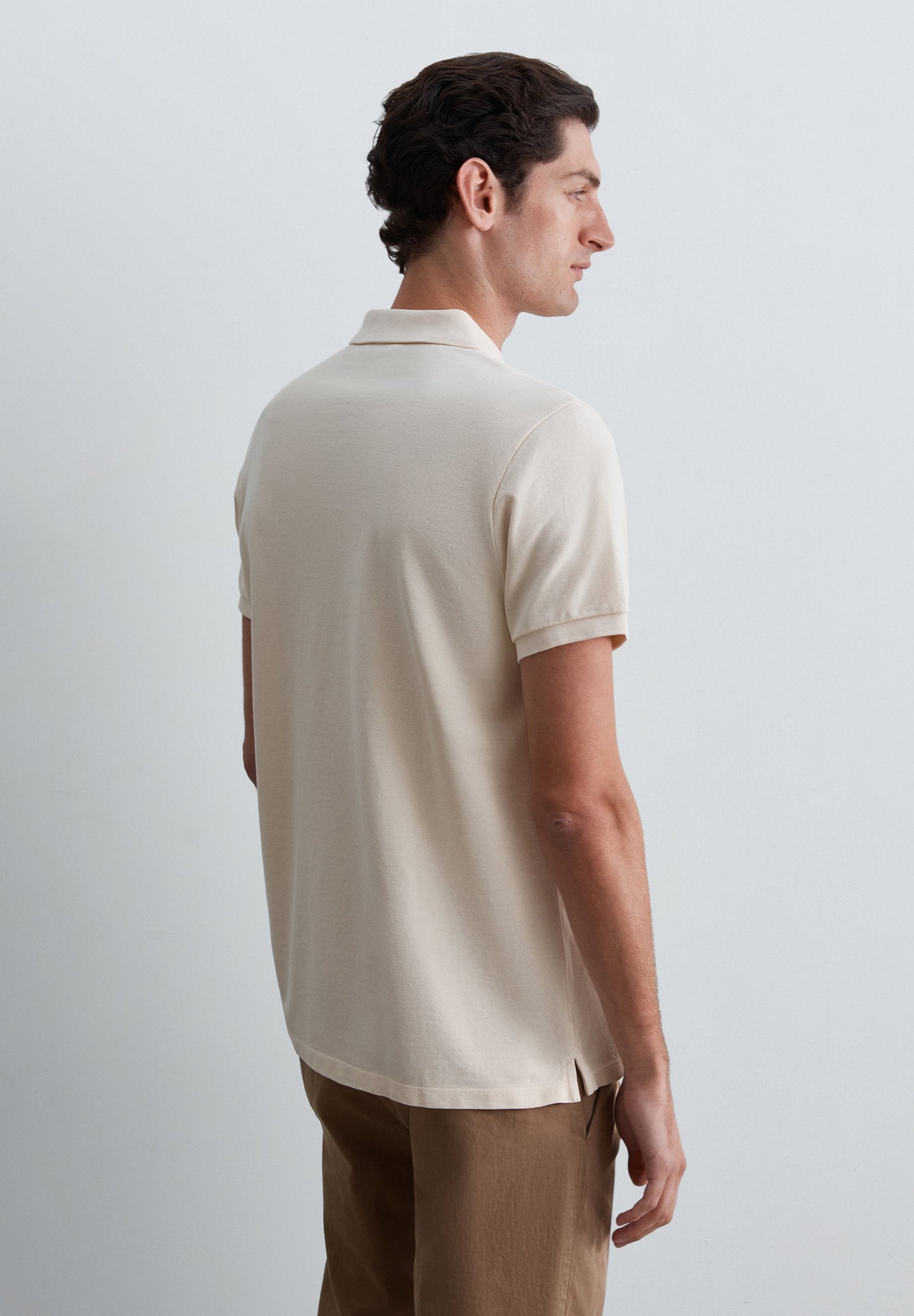 PIQUÉ POLO SHIRT WITH TONAL SKULL