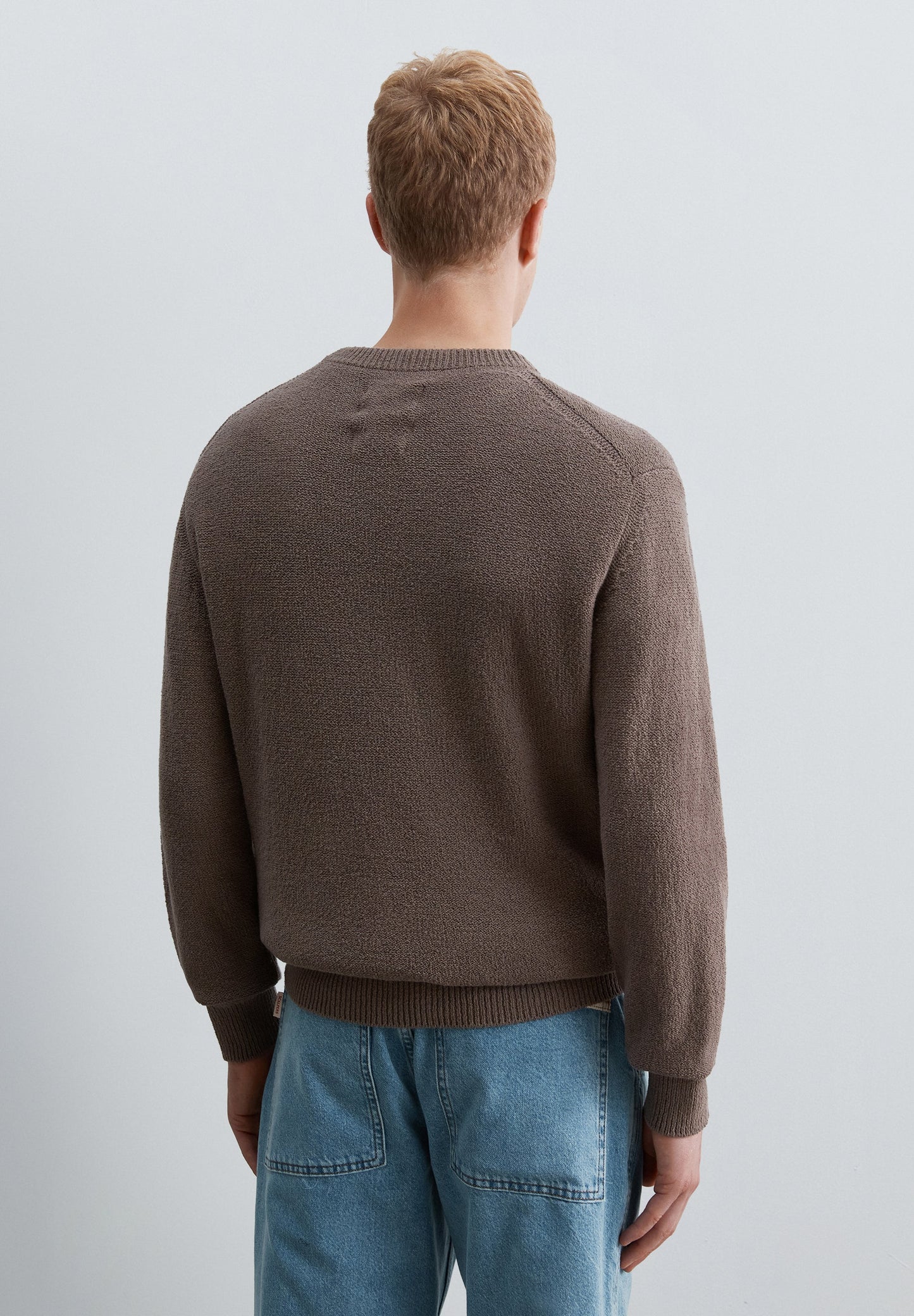 TEXTURED COTTON SWEATER