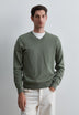 KNIT V-NECK SWEATER