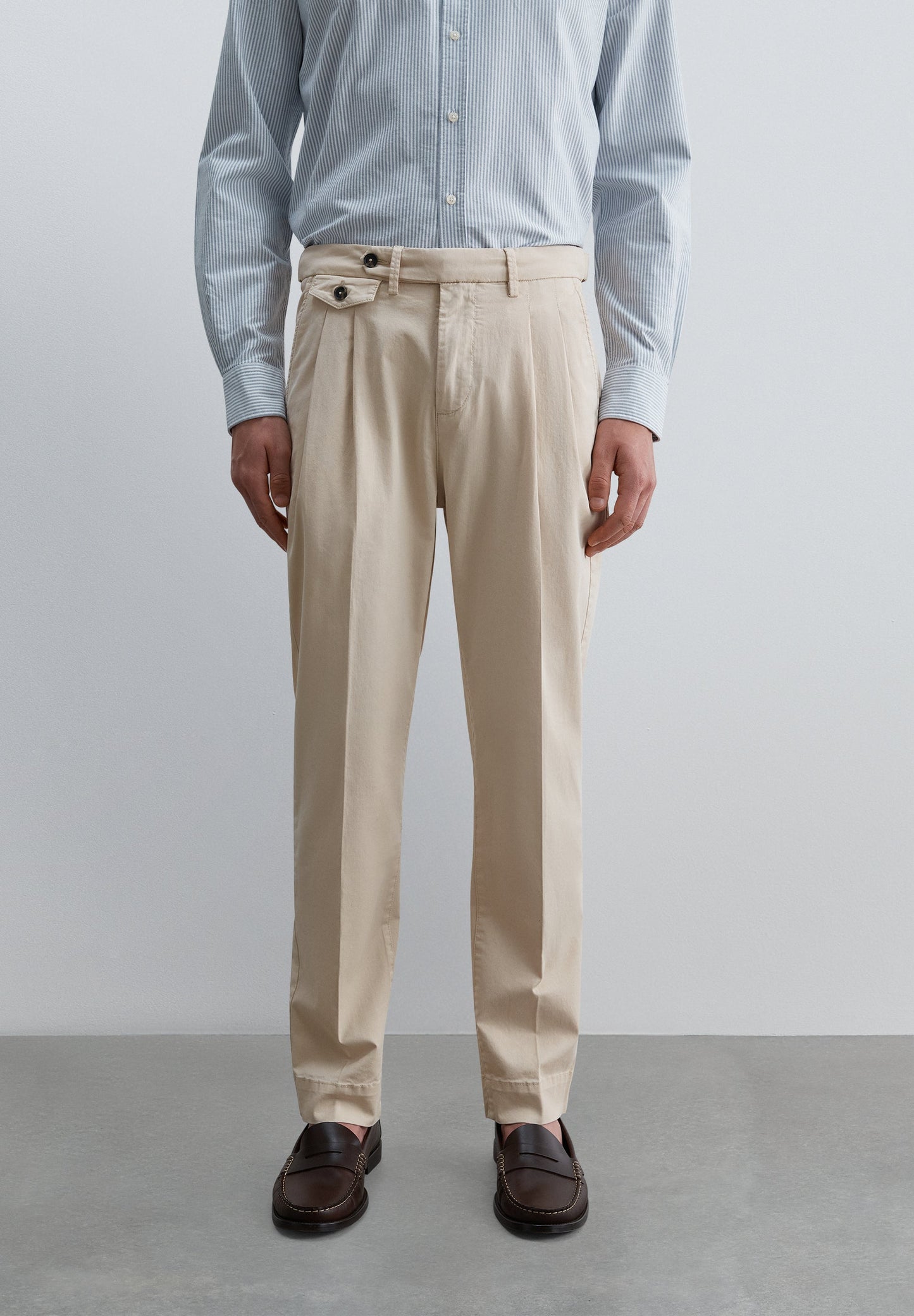 DARTED TAILORED TROUSERS