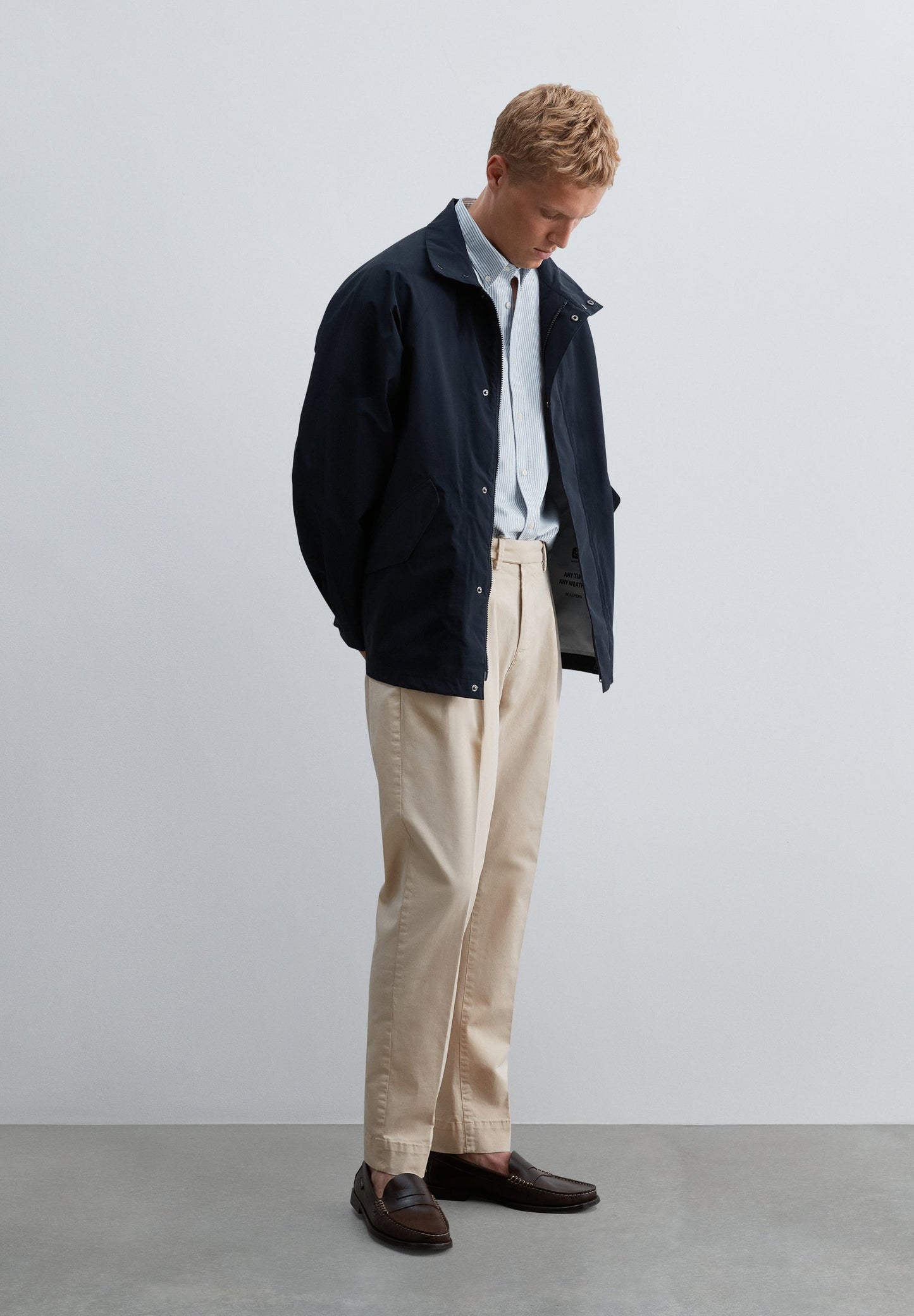 DARTED TAILORED TROUSERS