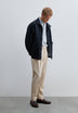 DARTED TAILORED TROUSERS