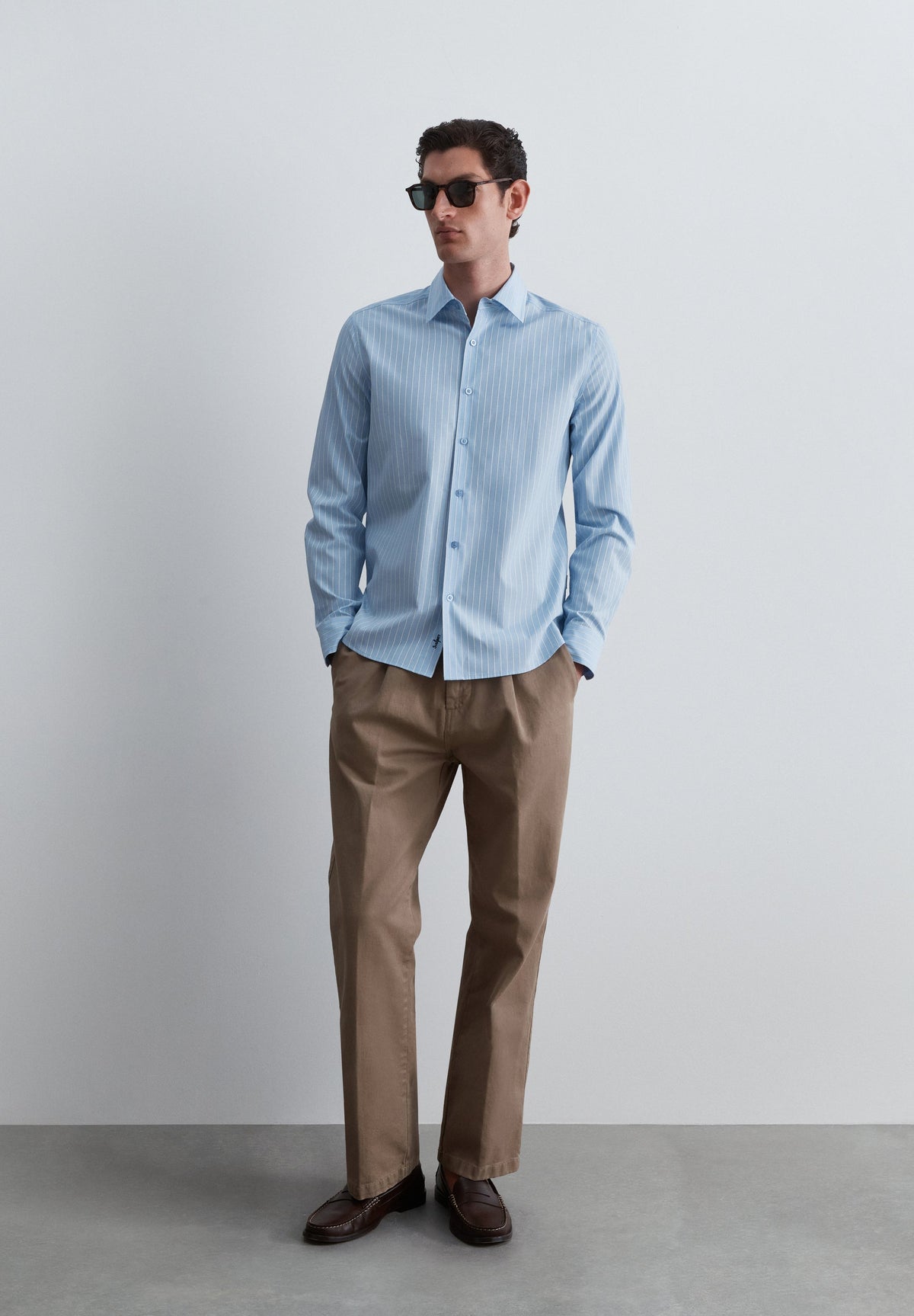 LOOSE FIT CHINO TROUSERS