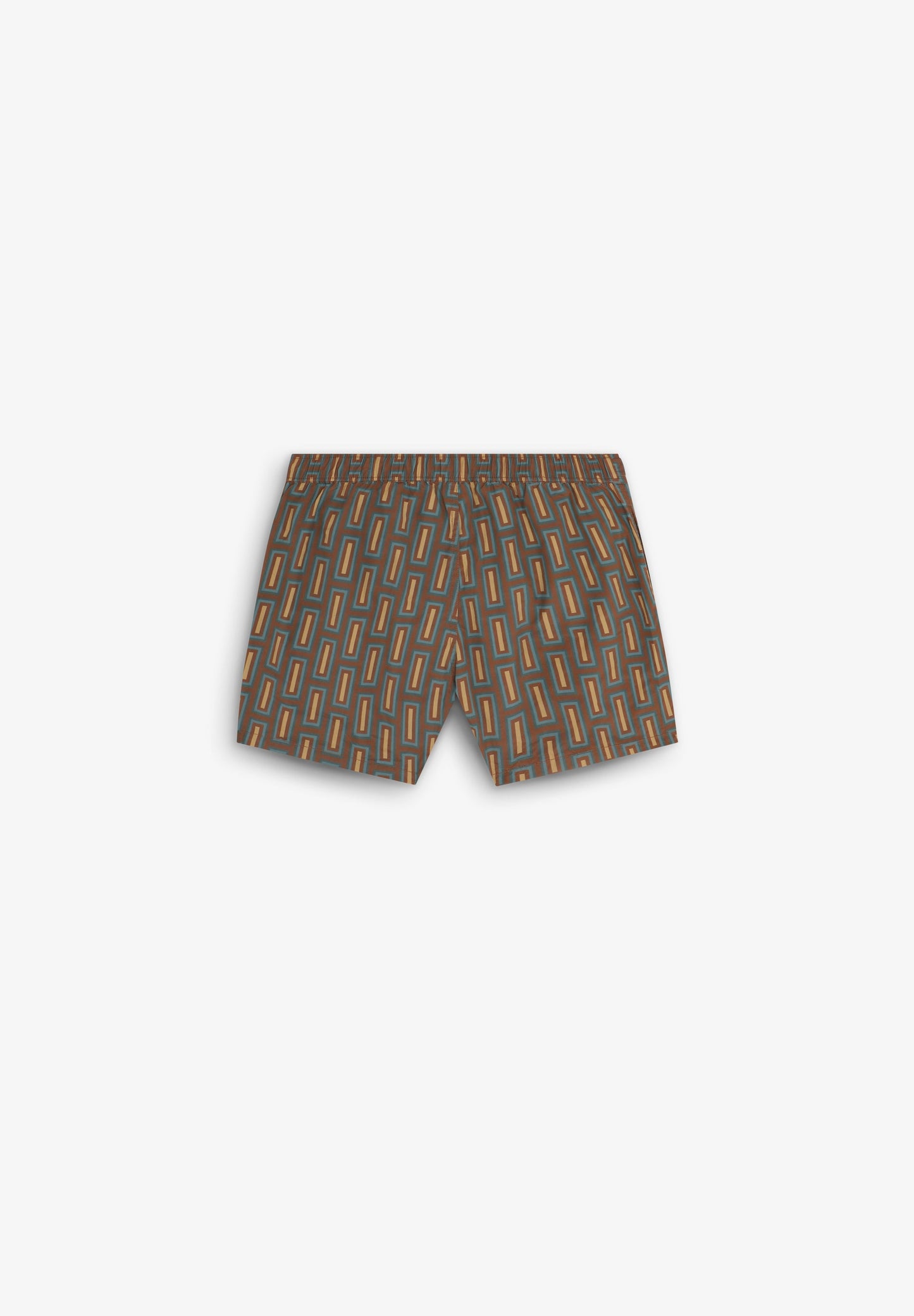 SWIMMING TRUNKS WITH CONTRAST PRINT